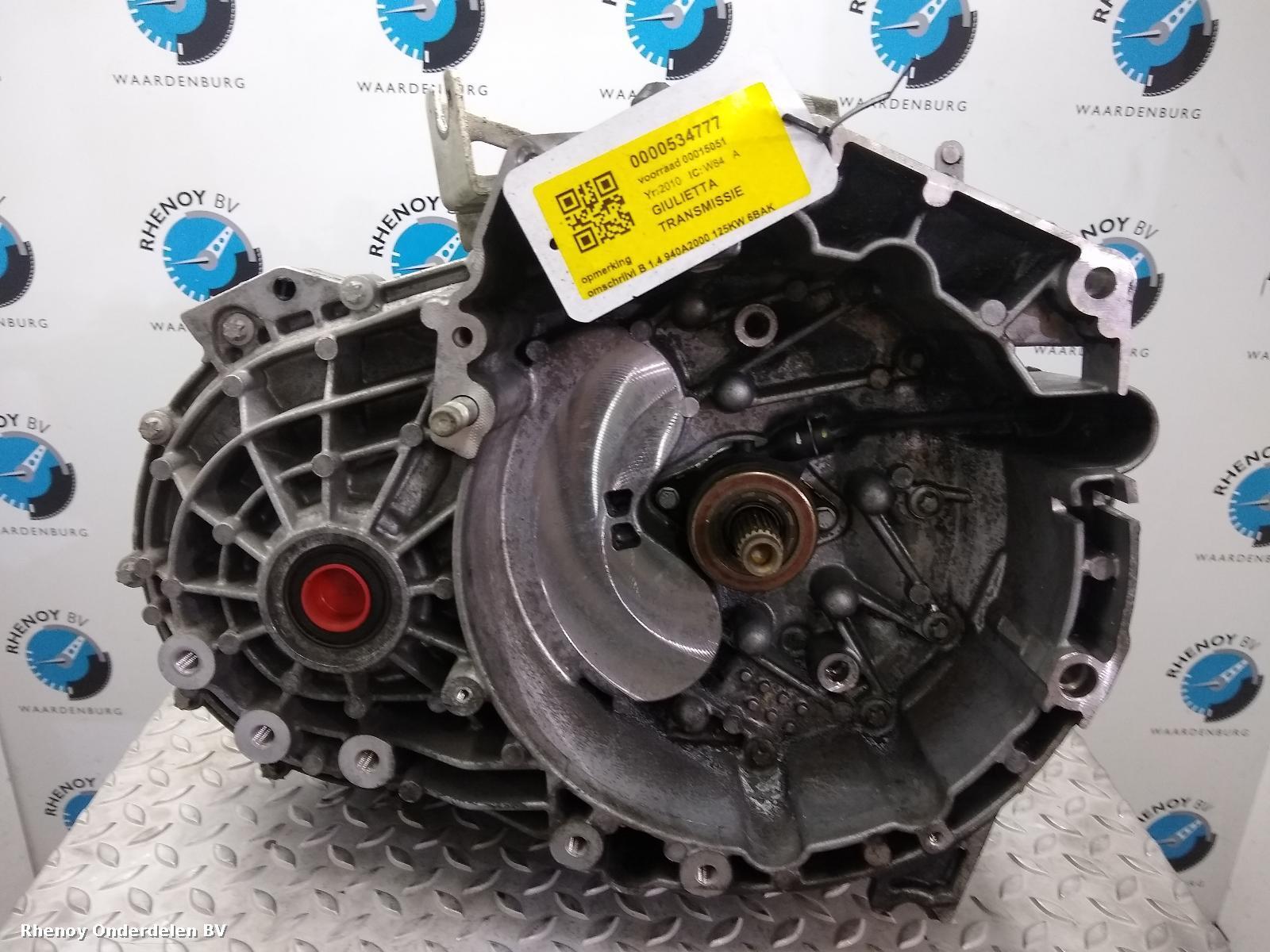Bekijk Auto-onderdeel TRANSMISSIE / VERSNELLINGSBAK ALFA ROMEO GIULIETTA 2010