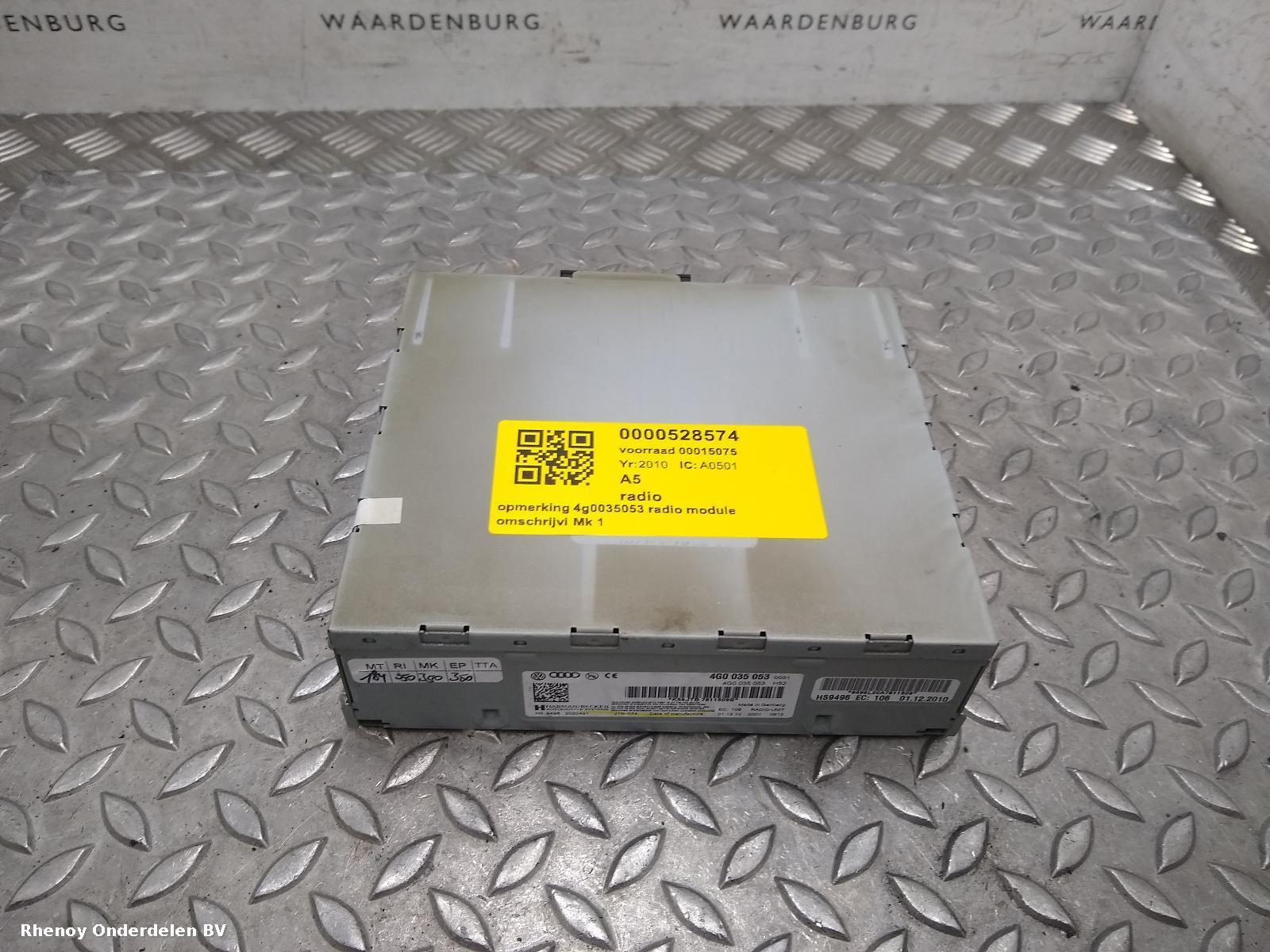 View Auto part A/V Equipment AUDI A5 2010