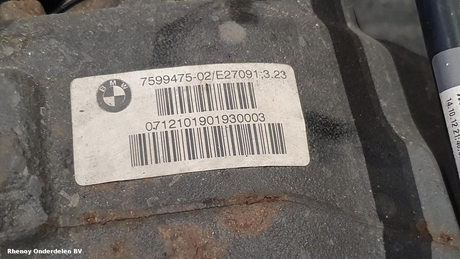 View Auto part DIFFERENTIEEL / CARDAN BMW 3 SERIES 2012