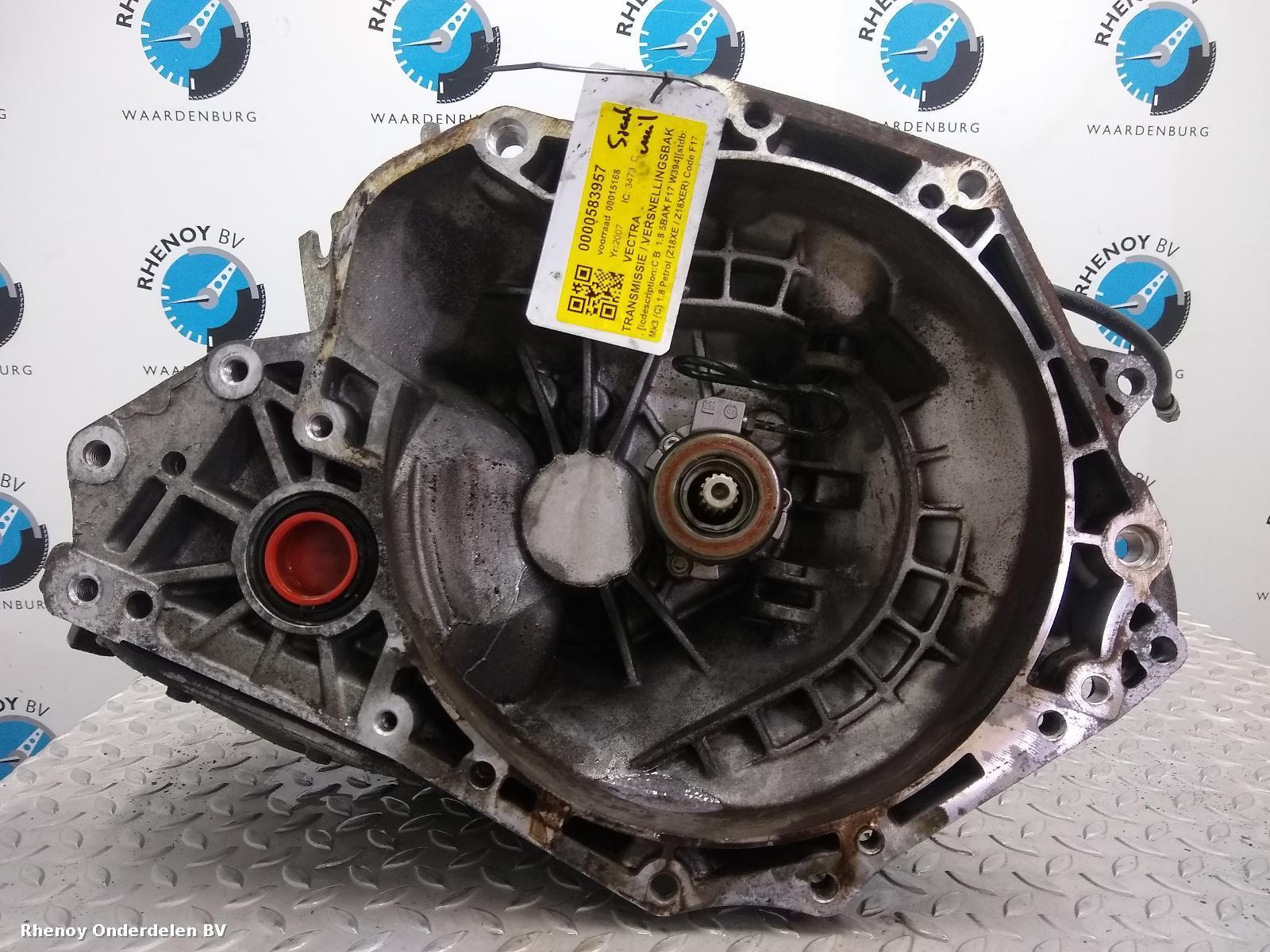 Bekijk Auto-onderdeel TRANSMISSIE / VERSNELLINGSBAK OPEL / VAUXHALL VECTRA 2007