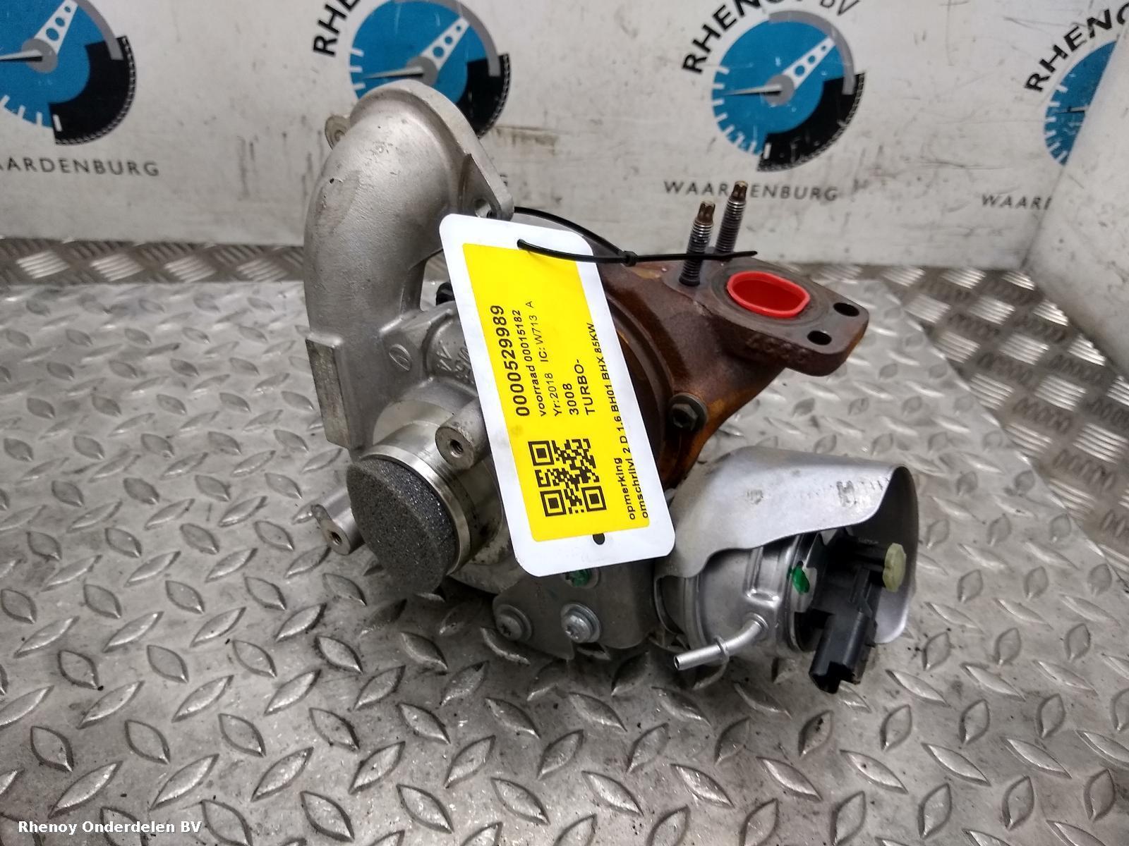 2018 PEUGEOT 3008 TURBO View Auto part TURBO PEUGEOT 3008 2018