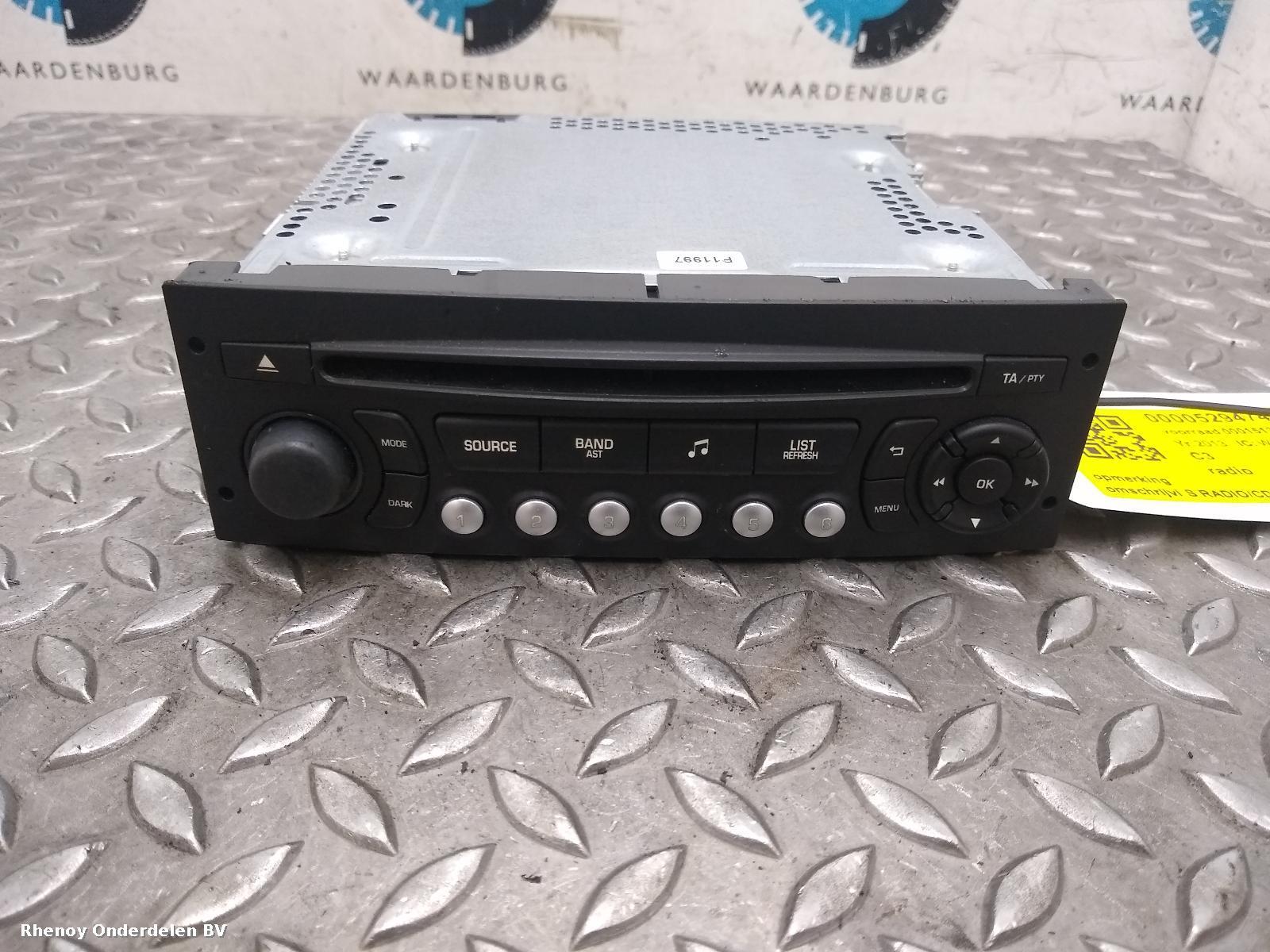 Bekijk Auto-onderdeel RADIO CITROEN C3 2013