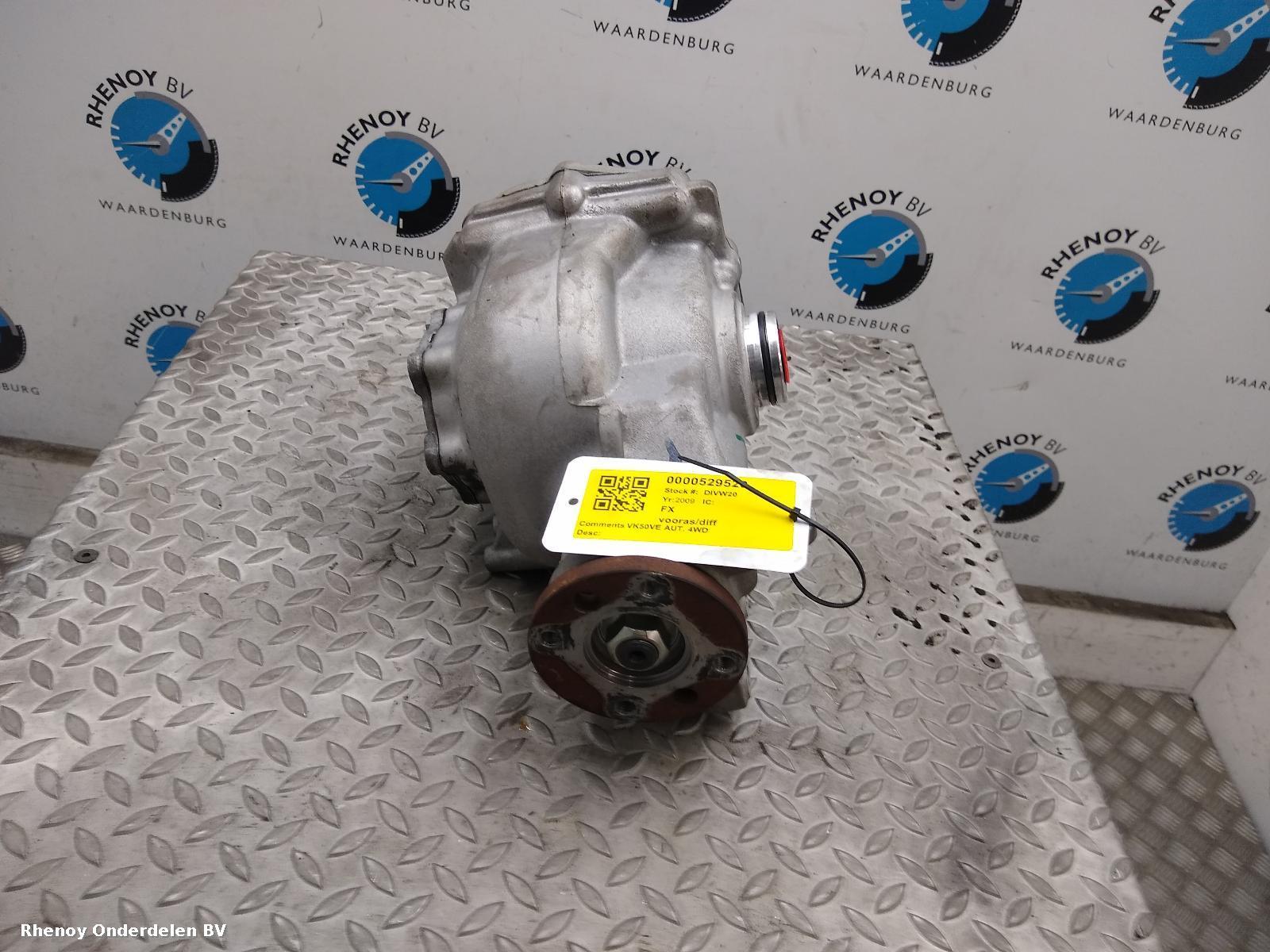 2009 INFINITI FX DIFFERENTIEEL / CARDAN View Auto part DIFFERENTIEEL / CARDAN INFINITI FX 2009
