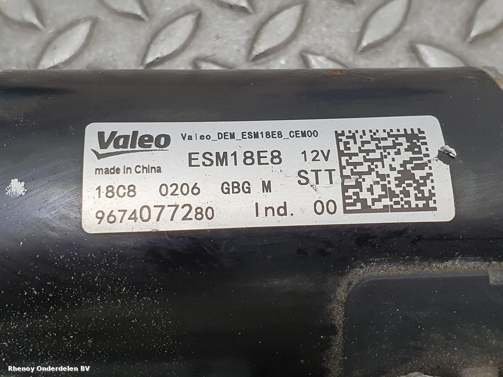 2018 PEUGEOT 2008 STARTMOTOR View Auto part STARTMOTOR PEUGEOT 2008 2018