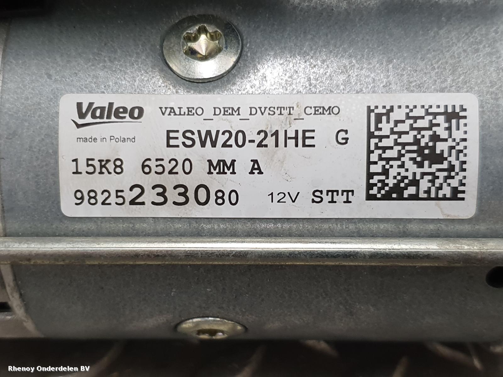 2018 PEUGEOT 2008 STARTMOTOR View Auto part STARTMOTOR PEUGEOT 2008 2018