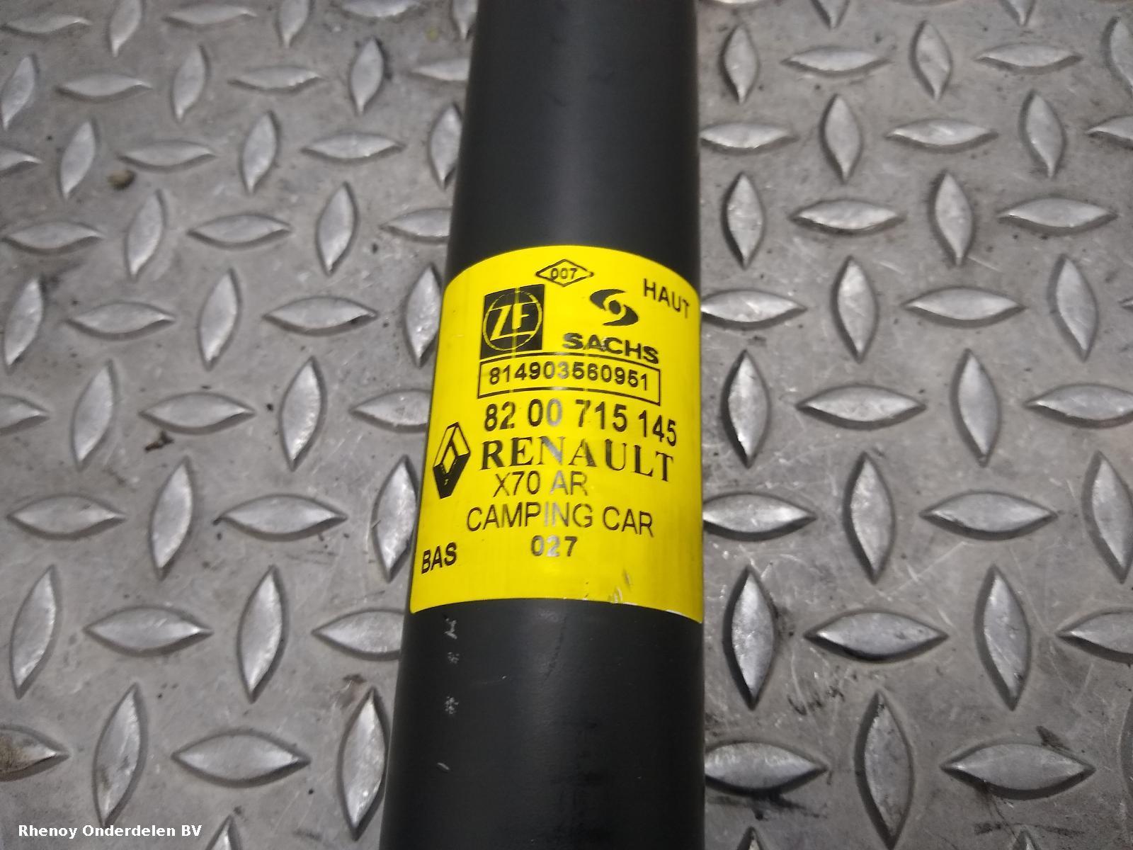 2010 RENAULT MASTER VEERPOOT / SCHOKBREKER RA View Auto part VEERPOOT / SCHOKBREKER RA RENAULT MASTER 2010