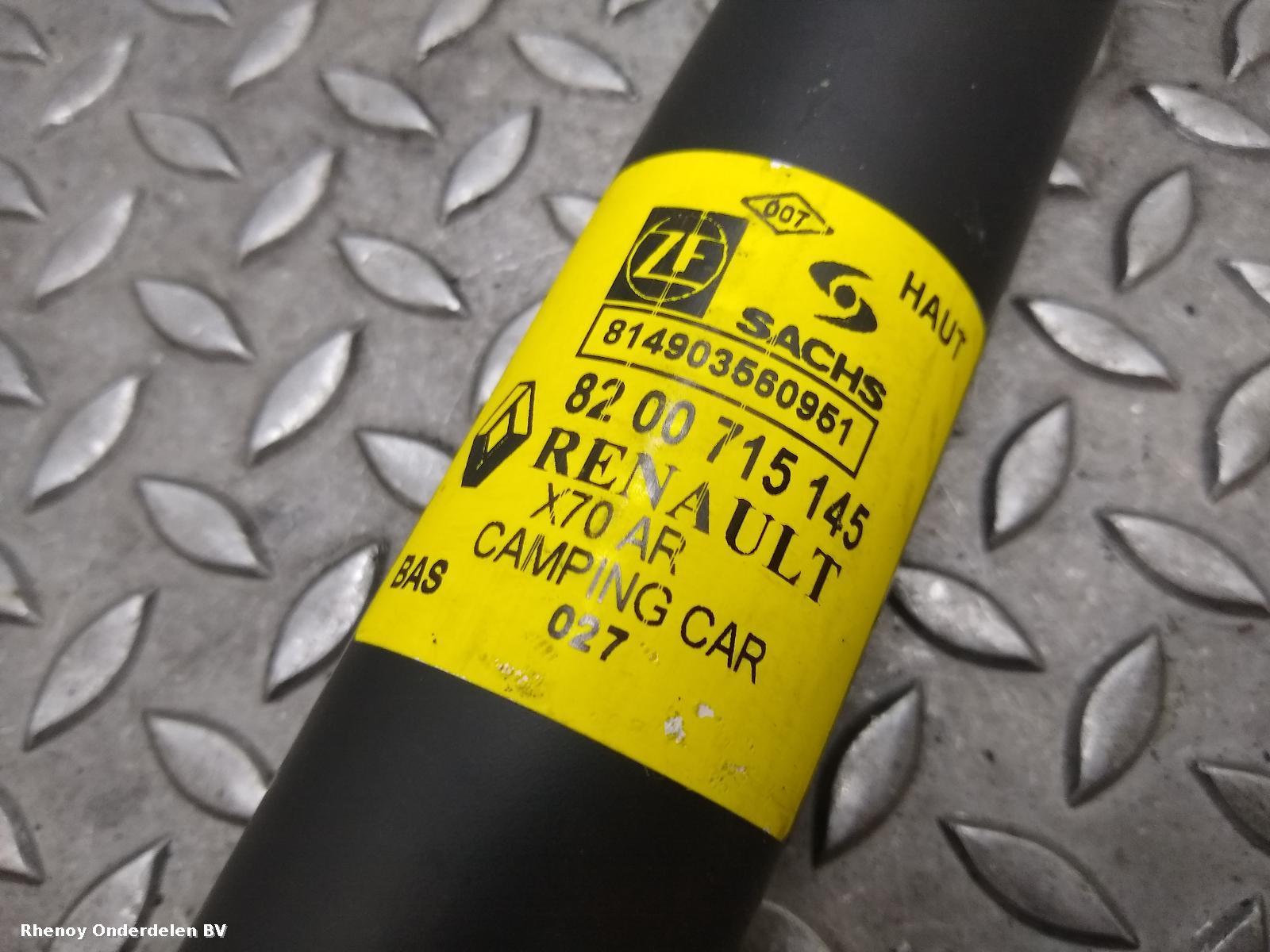 2010 RENAULT MASTER VEERPOOT / SCHOKBREKER RA View Auto part VEERPOOT / SCHOKBREKER RA RENAULT MASTER 2010