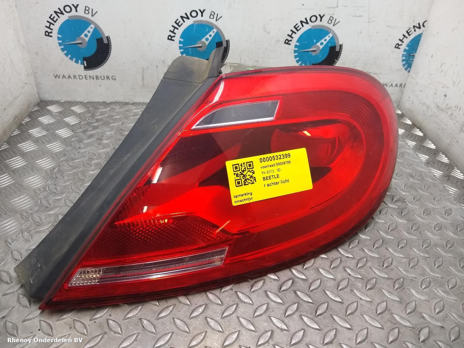 Bekijk Auto-onderdeel ACHTERLICHT R VOLKSWAGEN BEETLE 2013