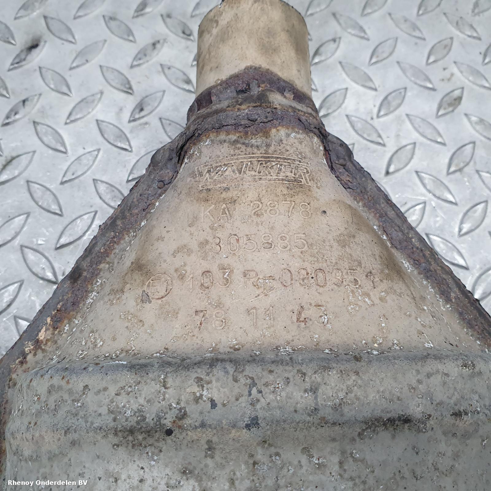 2004 CITROEN BERLINGO KATALYSATOR View Auto part KATALYSATOR CITROEN BERLINGO 2004