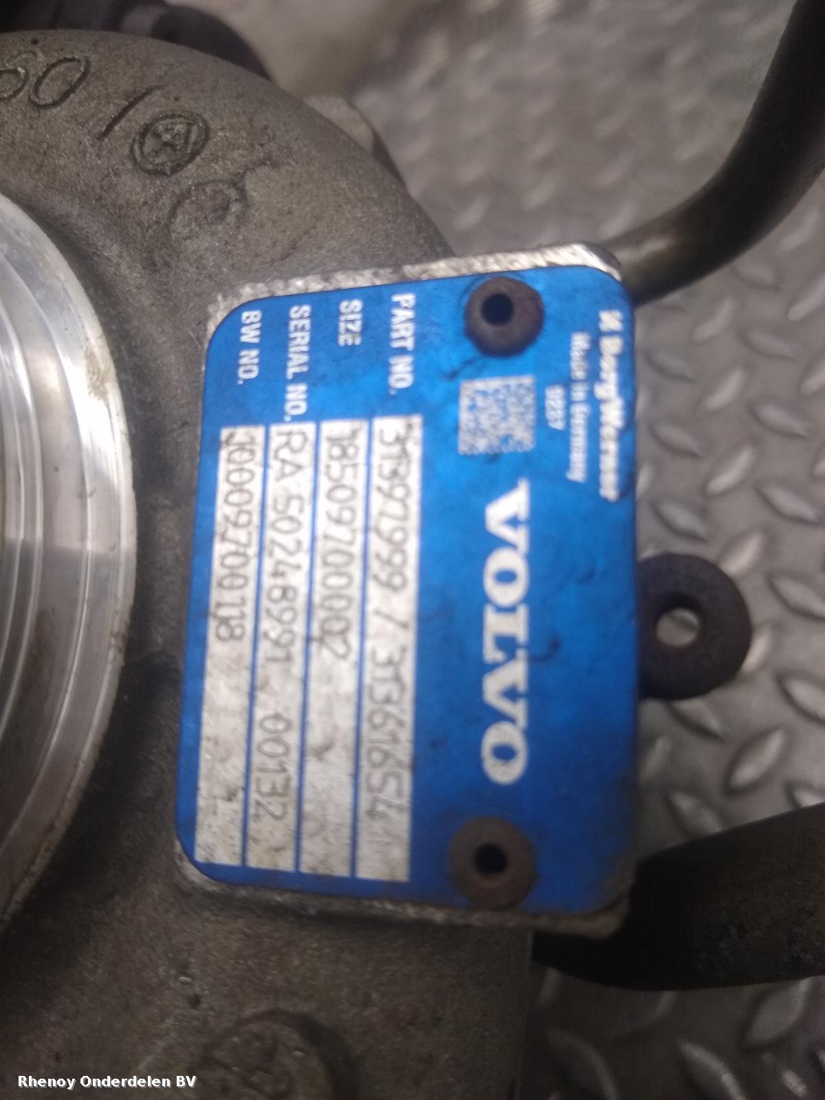 2015 VOLVO XC60 TURBO View Auto part TURBO VOLVO XC60 2015