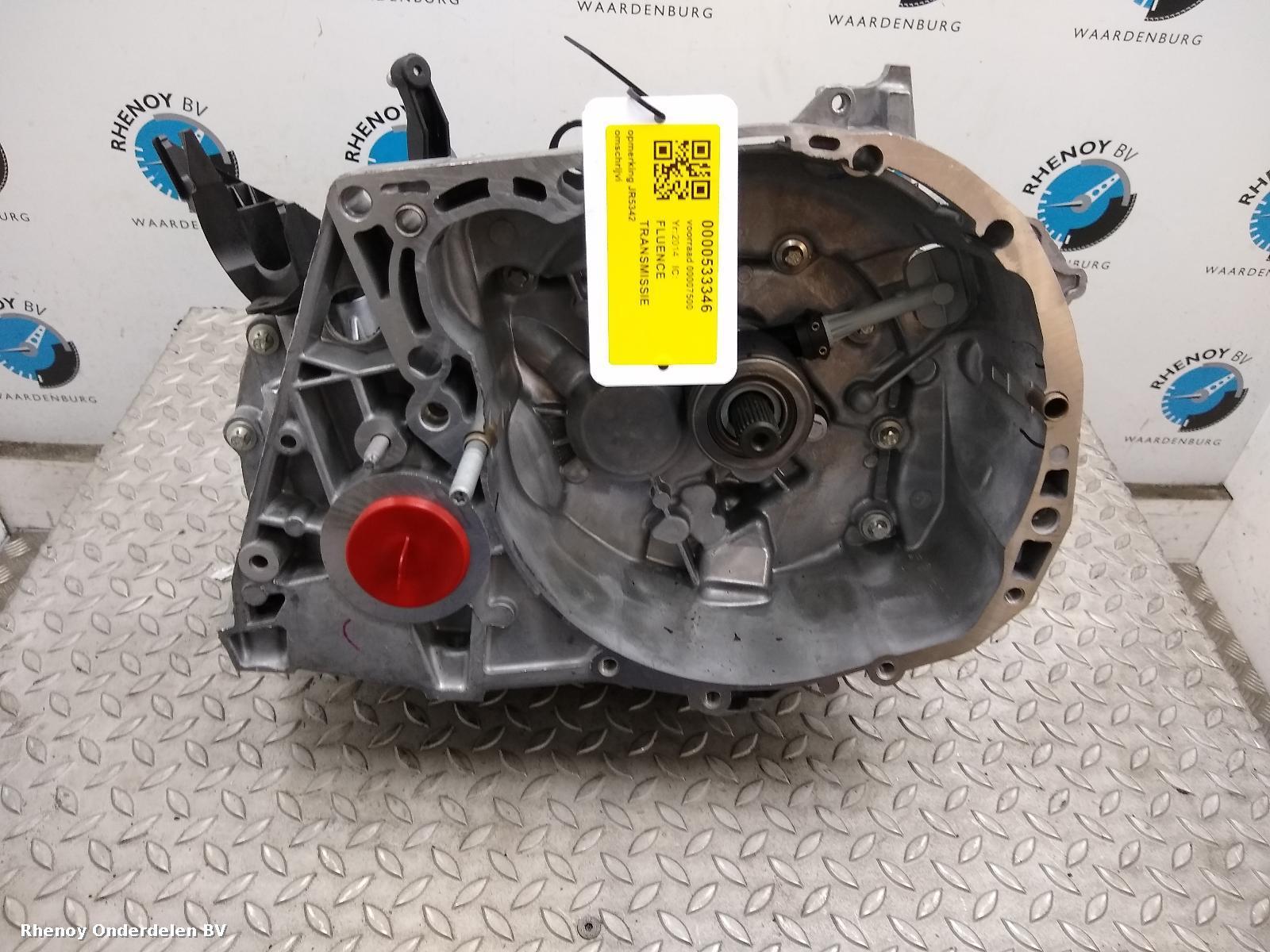 Bekijk Auto-onderdeel TRANSMISSIE / VERSNELLINGSBAK RENAULT FLUENCE 2014