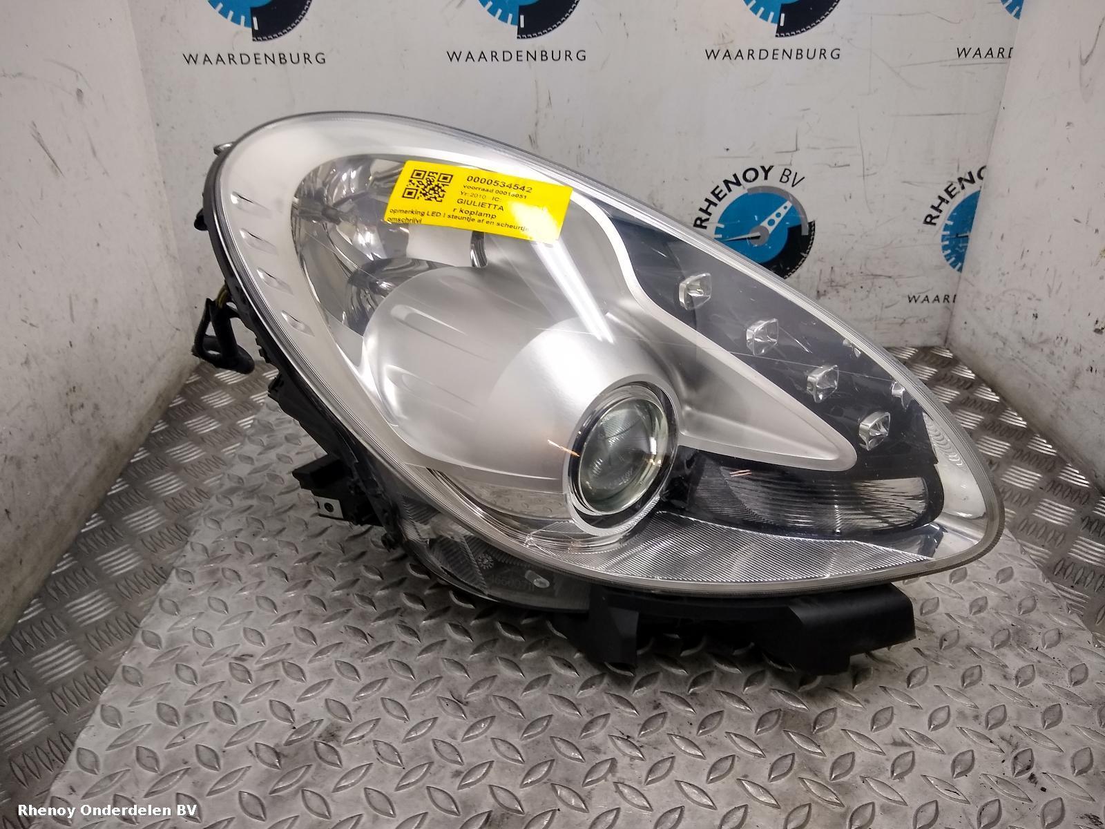Bekijk Auto-onderdeel KOPLAMP R ALFA ROMEO GIULIETTA 2010