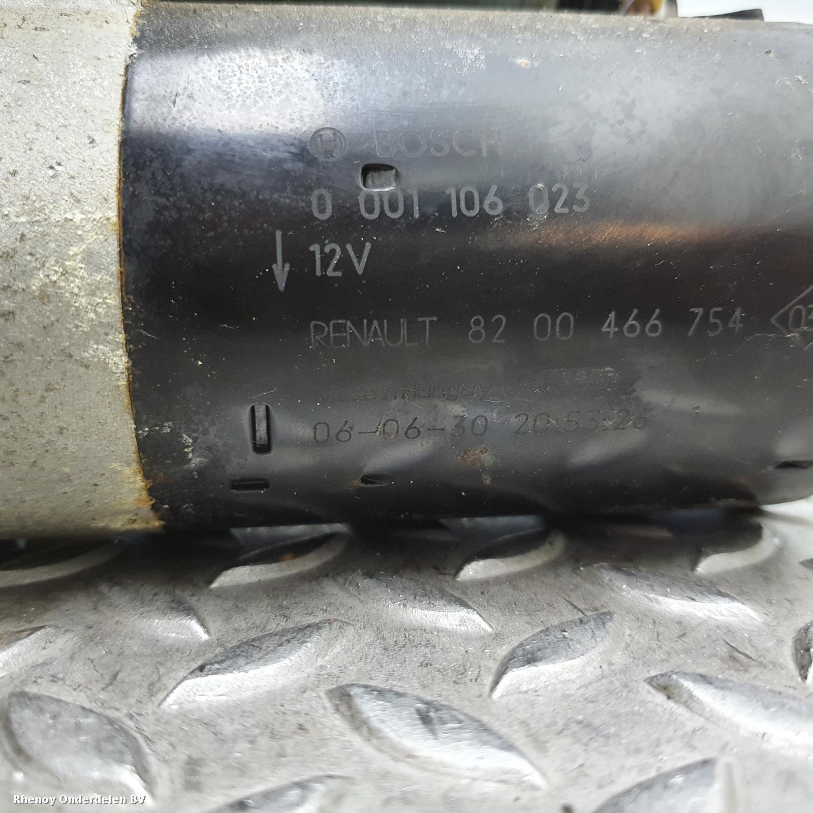 View Auto part STARTMOTOR RENAULT MEGANE 2006