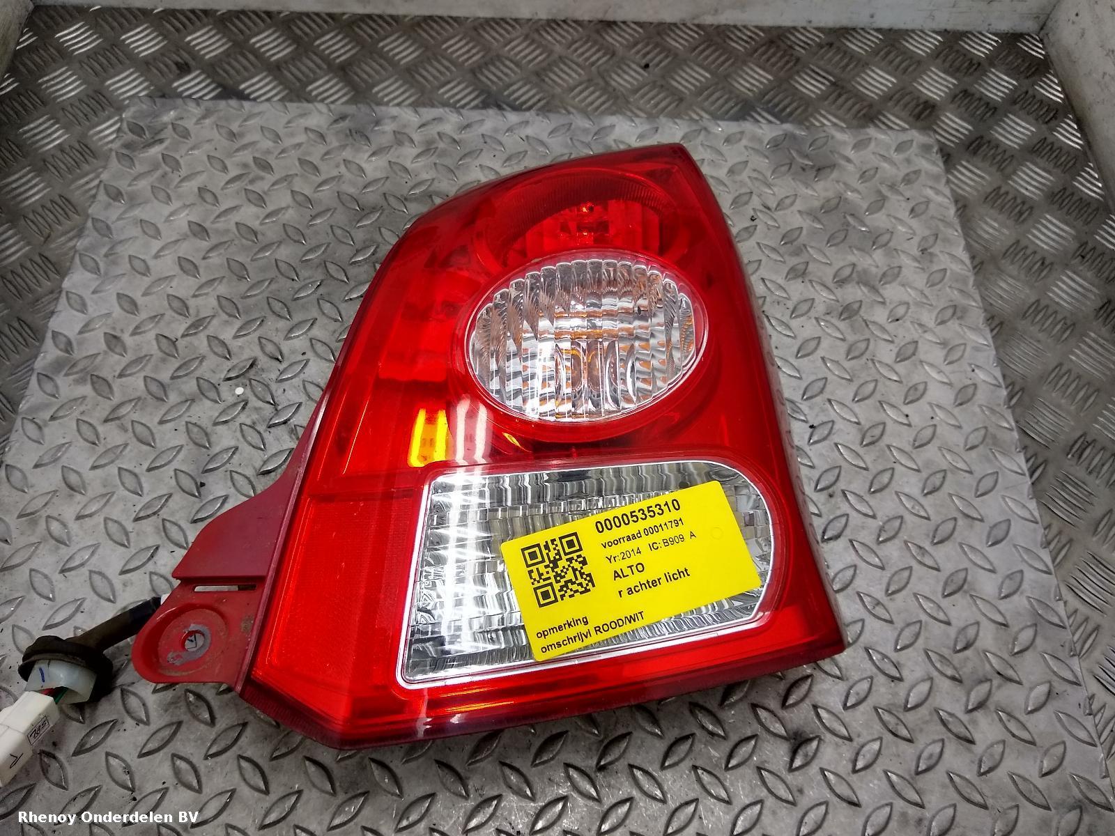 Bekijk Auto-onderdeel ACHTERLICHT R SUZUKI ALTO 2014
