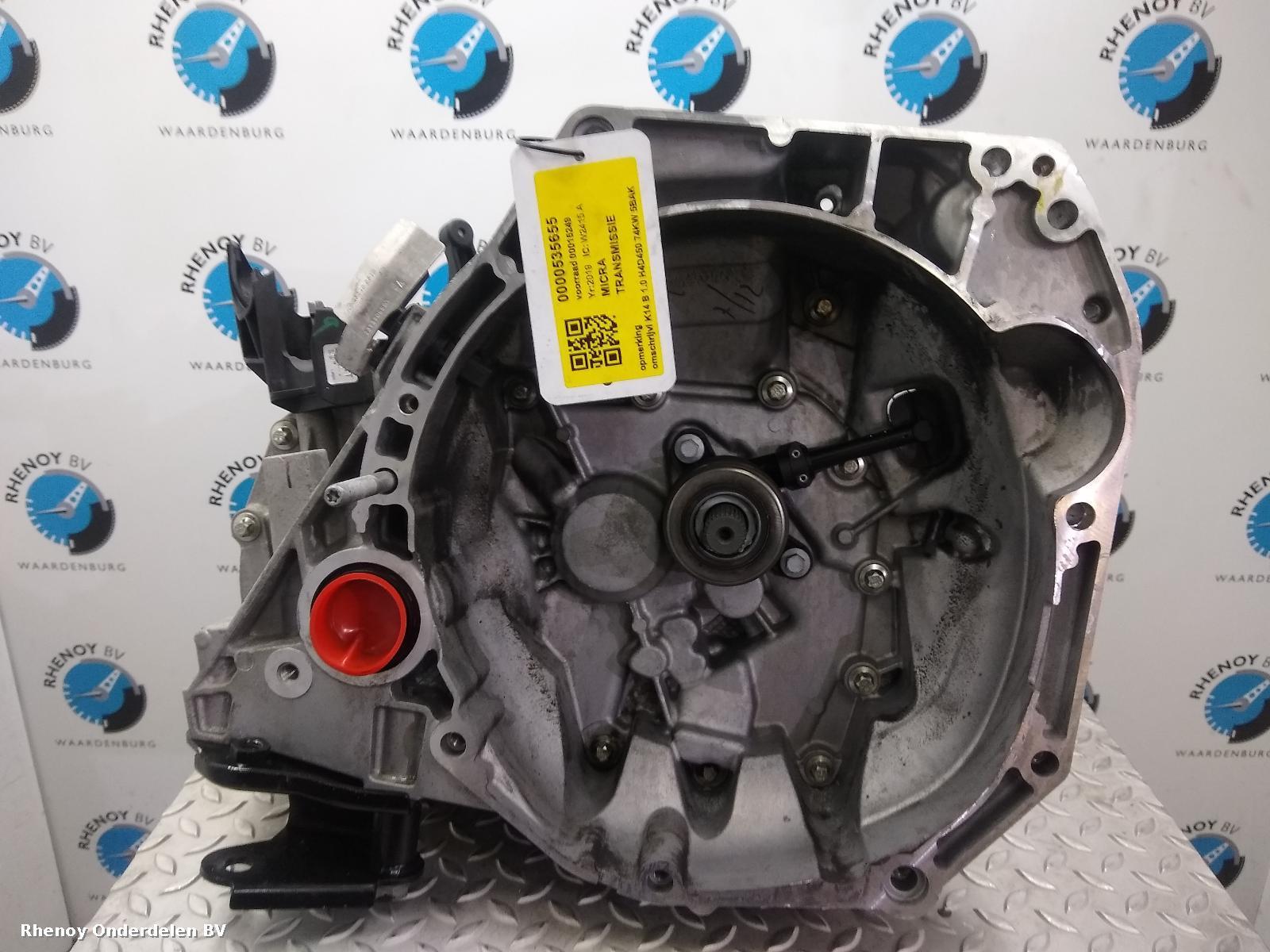 Bekijk Auto-onderdeel TRANSMISSIE / VERSNELLINGSBAK NISSAN MICRA 2019