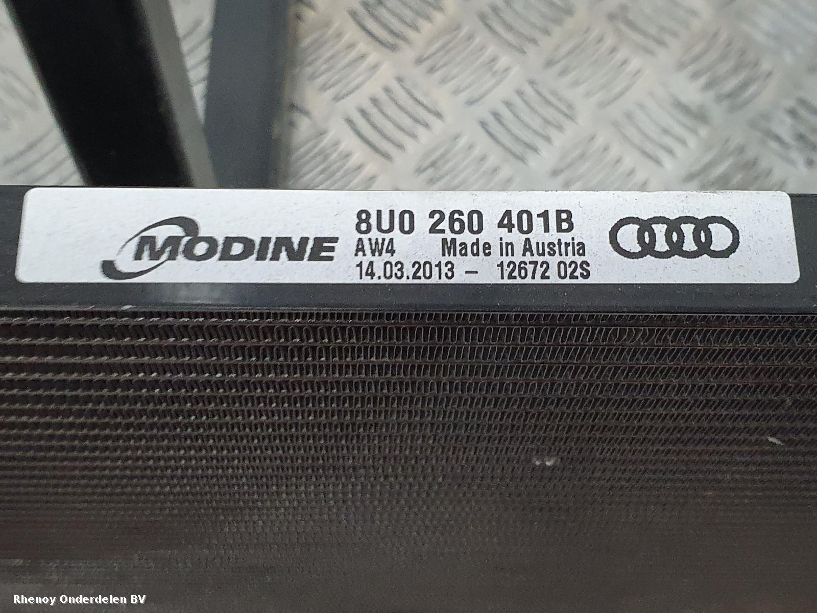 2013 AUDI Q3 AIRCO RADIATEUR / CONDENSOR View Auto part AIRCO RADIATEUR / CONDENSOR AUDI Q3 2013