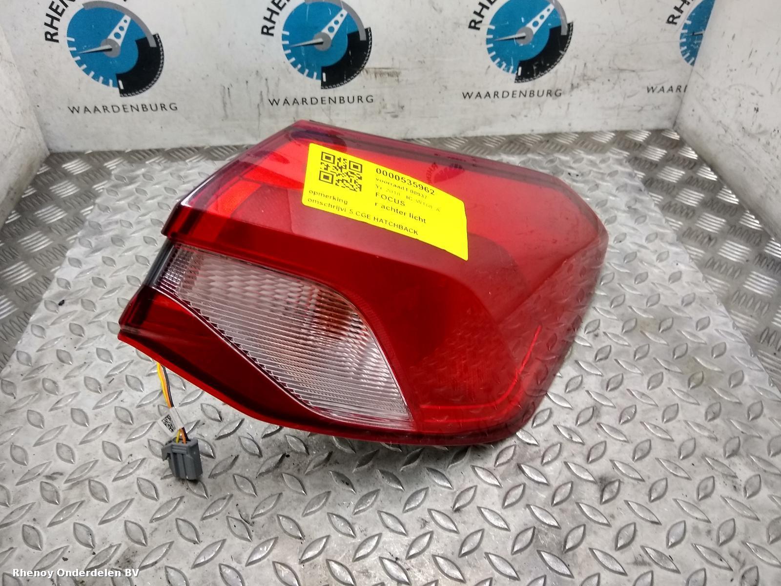 View Auto part R Taillight FORD FOCUS 2018