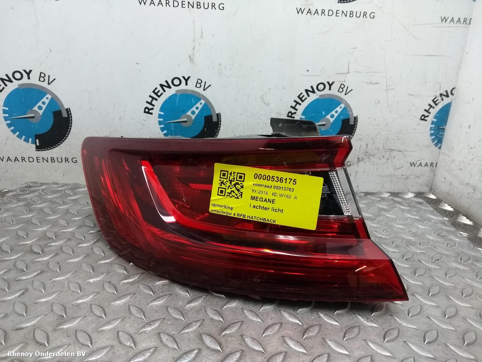 Bekijk Auto-onderdeel ACHTERLICHT L RENAULT MEGANE 2016