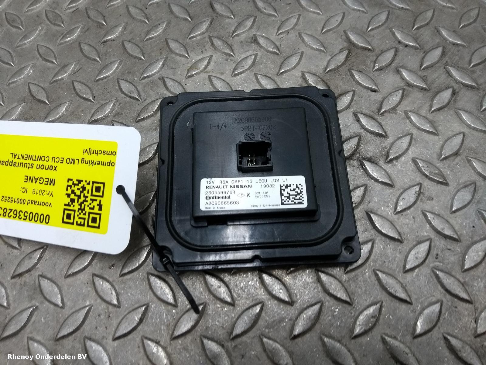 Bekijk Auto-onderdeel XENON STUURAPPARAAT RENAULT MEGANE 2019
