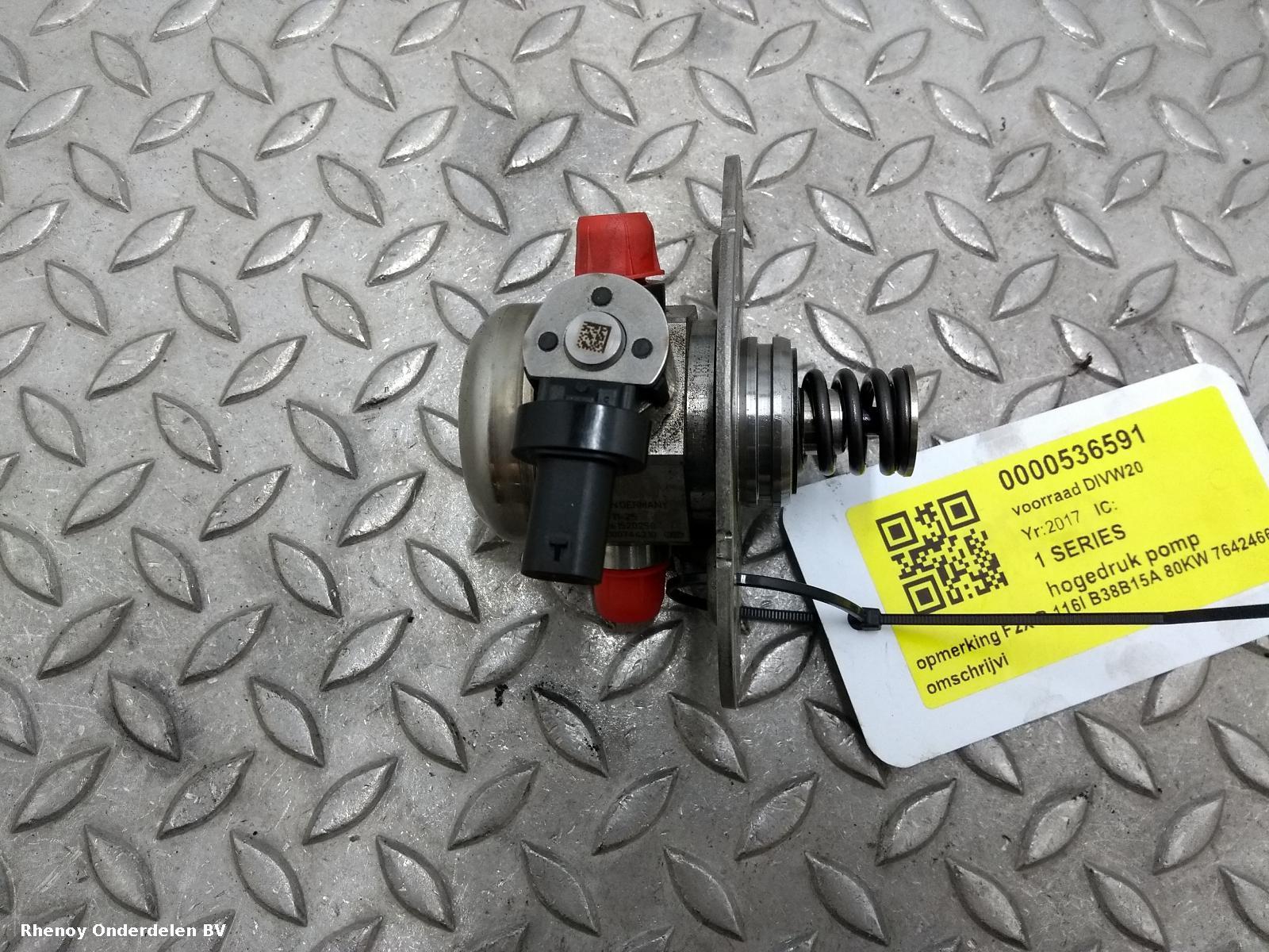 2017 BMW 1 SERIES BRANDSTOF POMP VOOR DE INJECTOR View Auto part BRANDSTOF POMP VOOR DE INJECTOR BMW 1 SERIES 2017