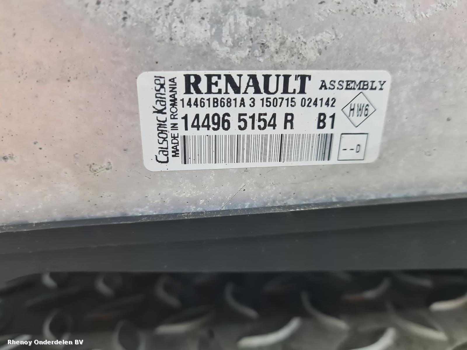 2015 DACIA DOKKER INTERKOELER View Auto part INTERKOELER DACIA DOKKER 2015