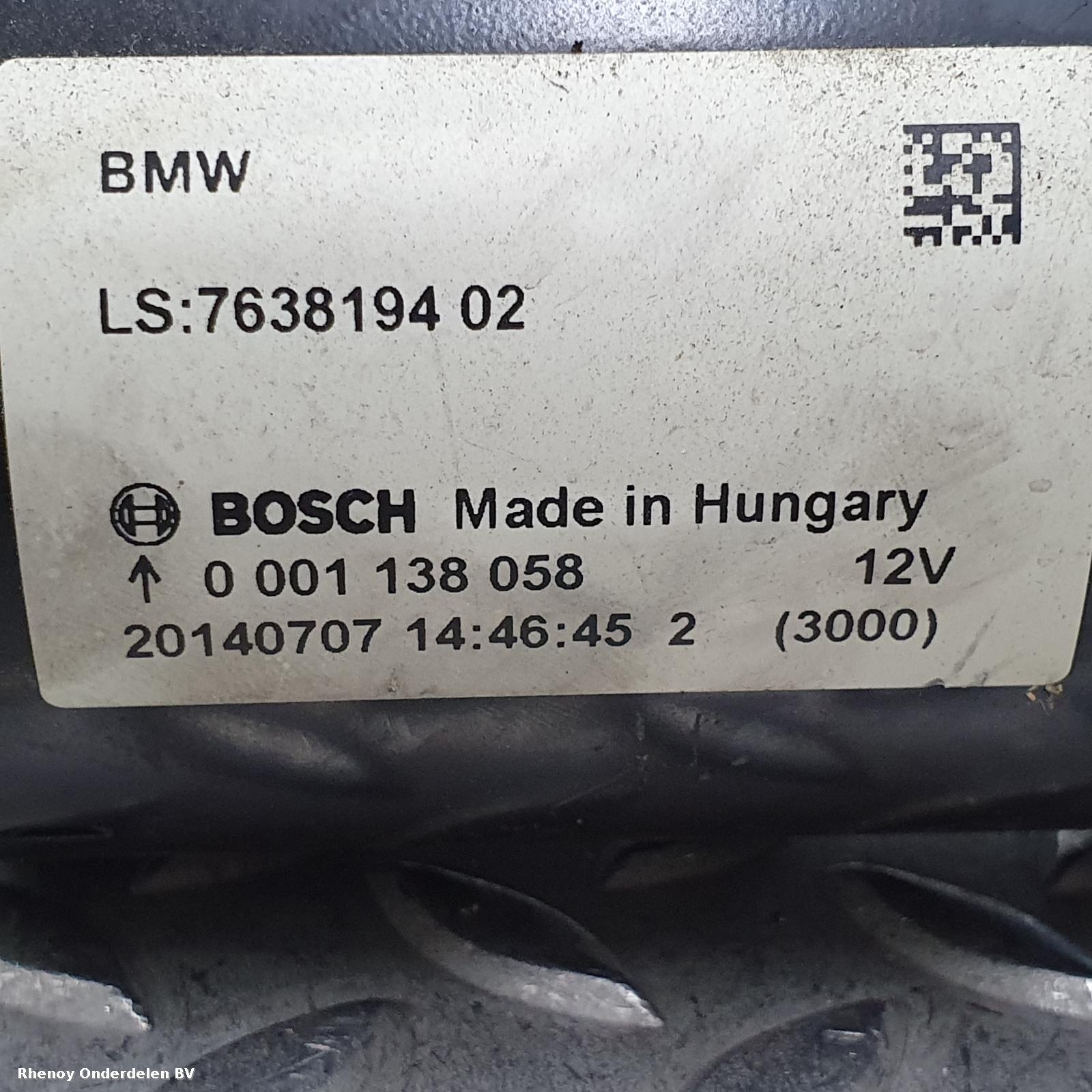 View Auto part STARTMOTOR BMW 2 SERIES 2016