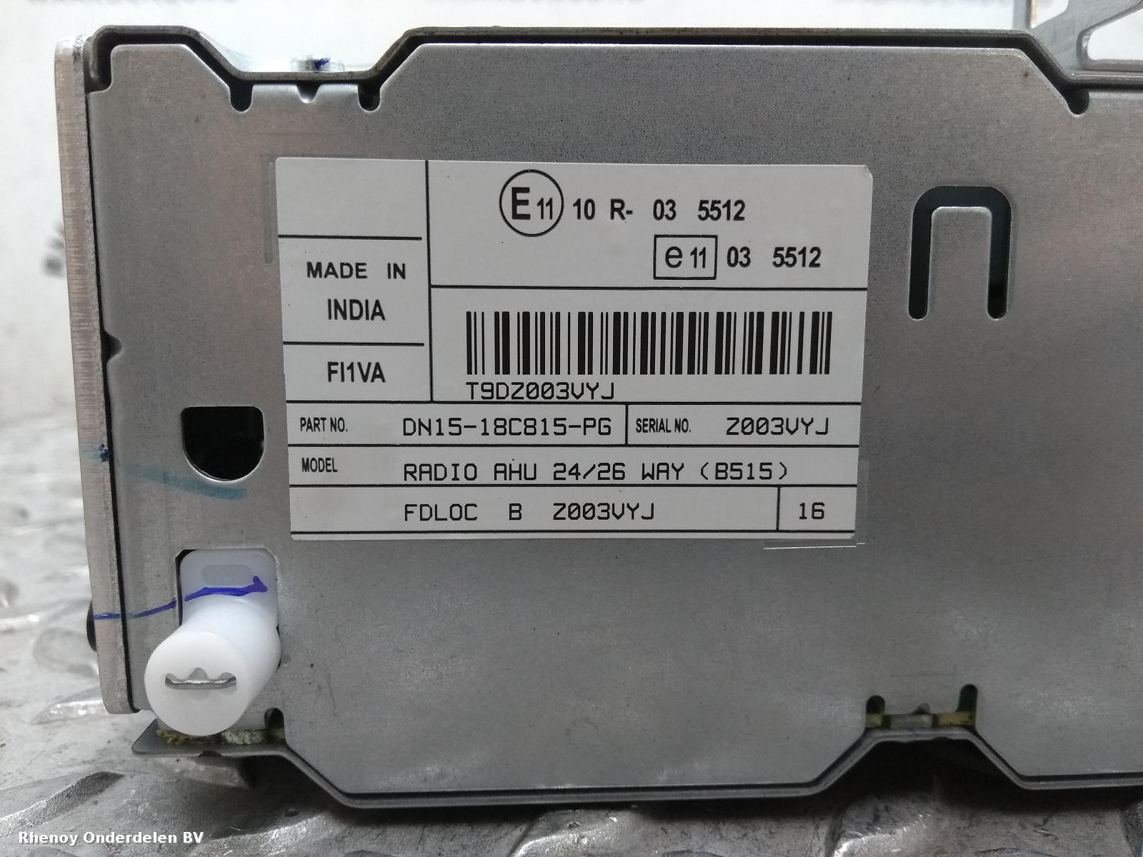 View Auto part RADIO FORD ECOSPORT 2015