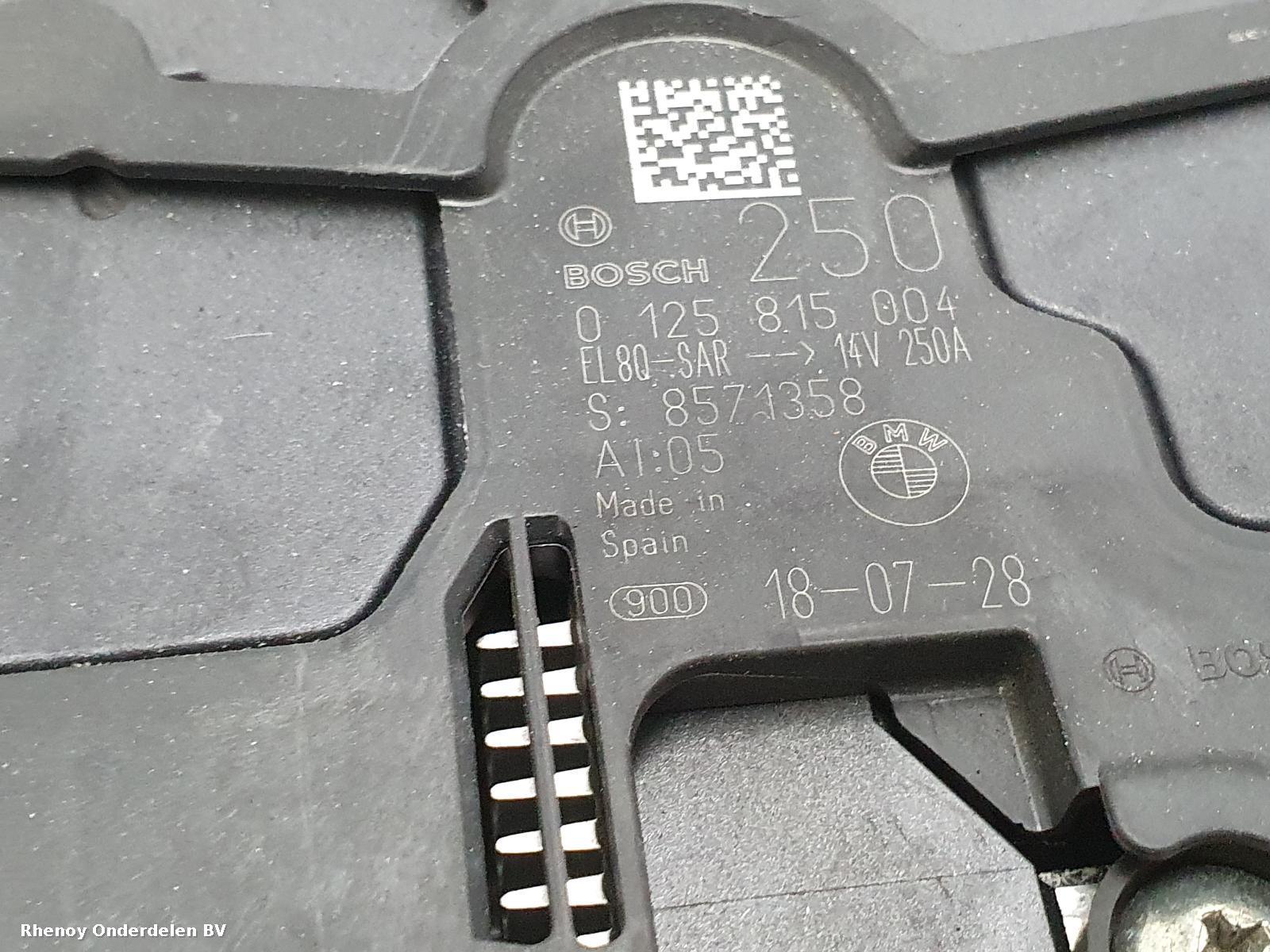 View Auto part DYNAMO BMW X4 2018