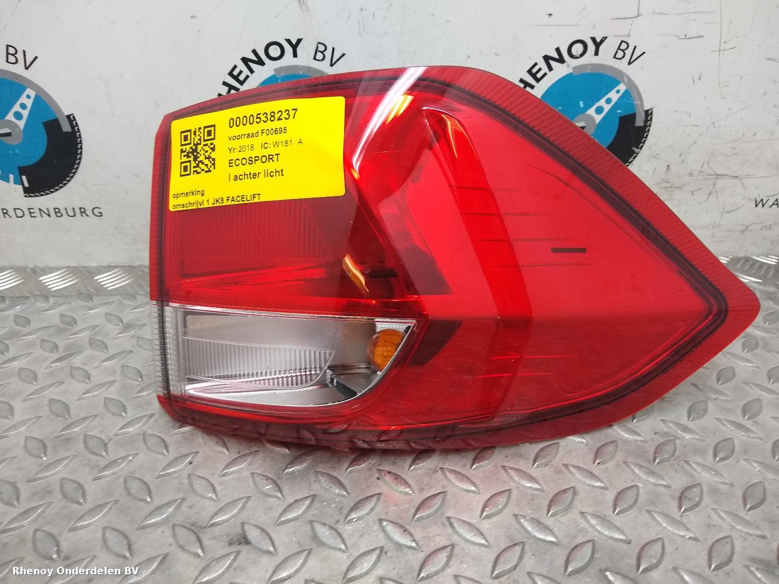 Bekijk Auto-onderdeel ACHTERLICHT L FORD ECOSPORT 2018