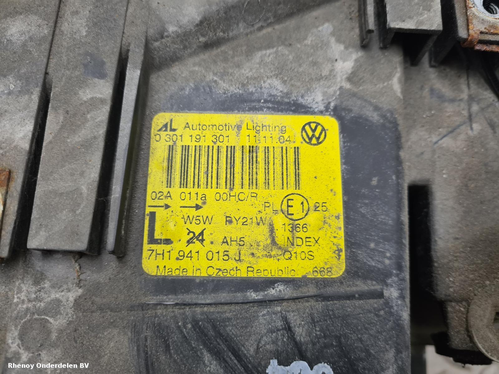 View Auto part KOPLAMP L VOLKSWAGEN TRANSPORTER 2005