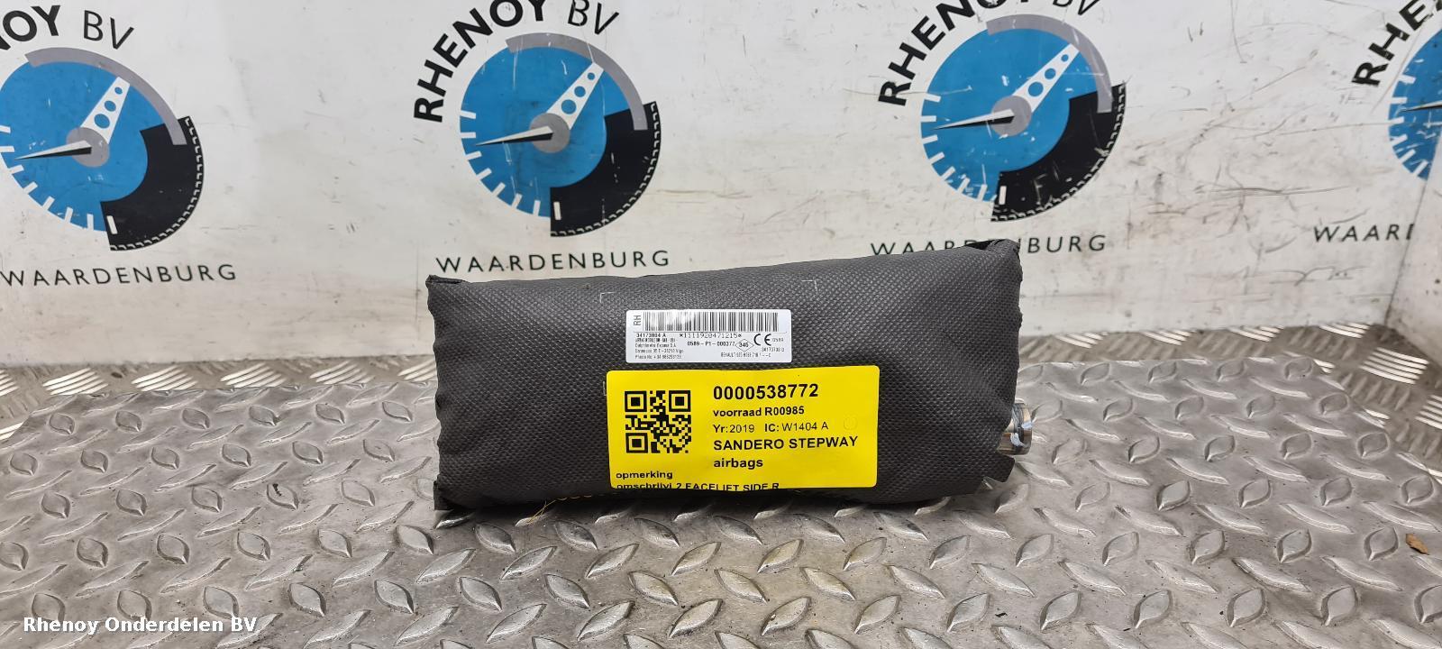 Bekijk Auto-onderdeel AIRBAG RECHTS DACIA SANDERO STEPWAY 2019