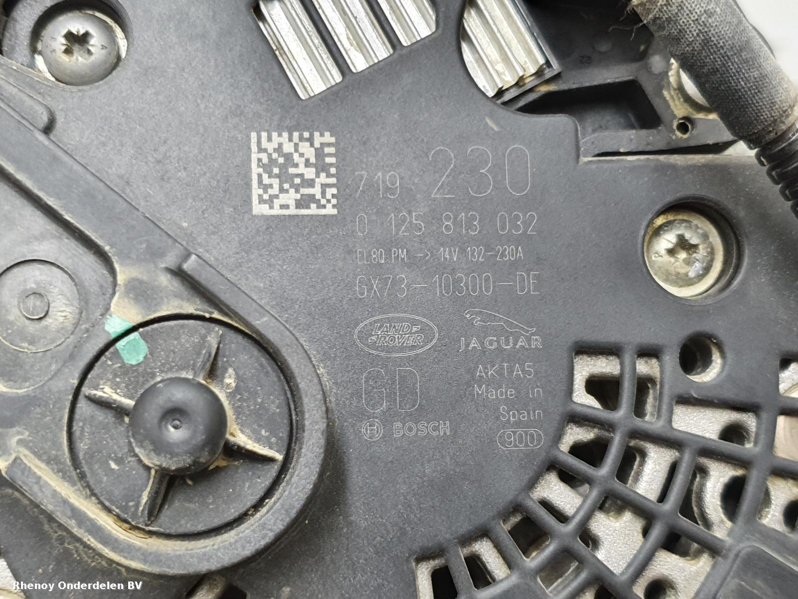 View Auto part DYNAMO LAND ROVER DISCOVERY SPORT 2017