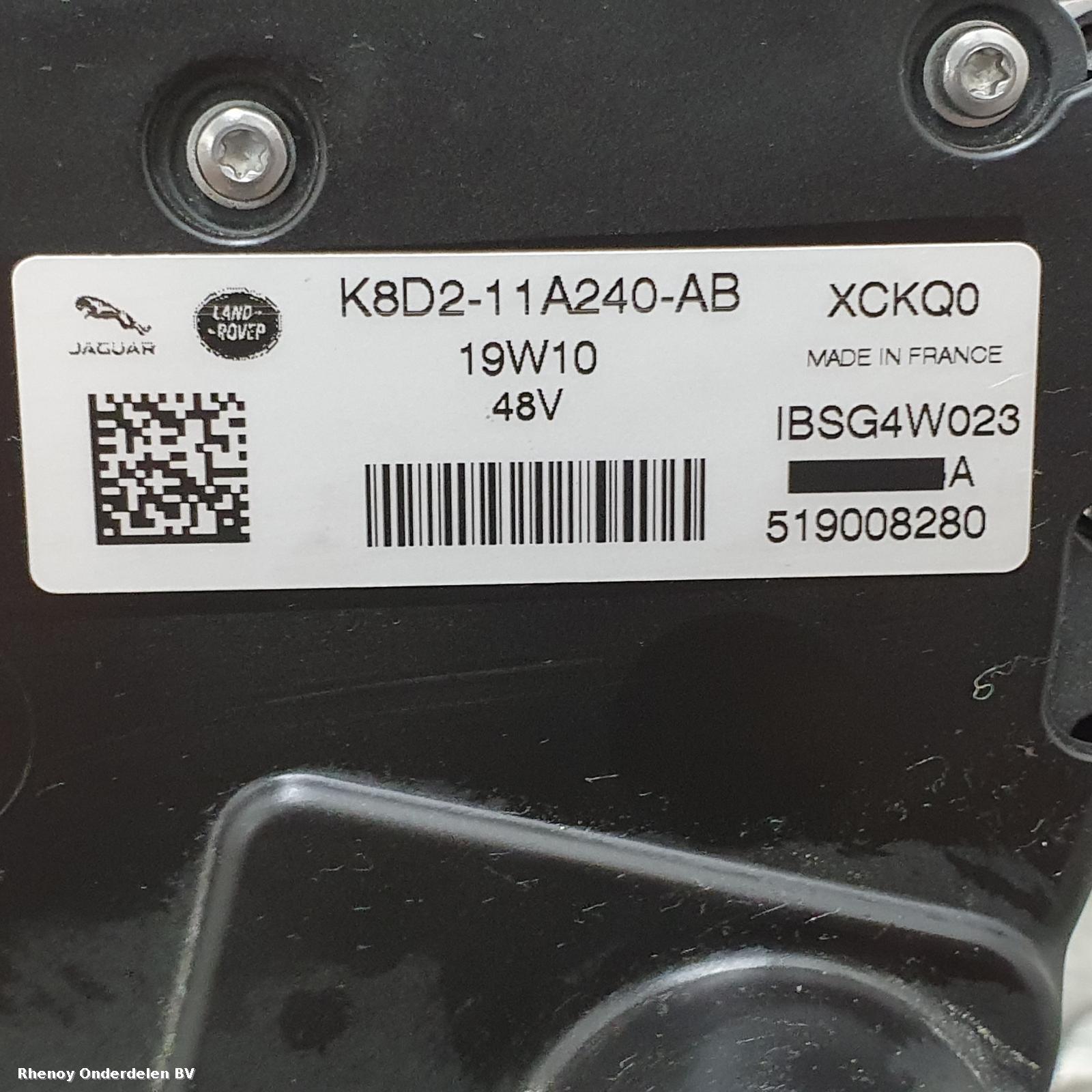 View Auto part DYNAMO LAND ROVER DISCOVERY SPORT 2018