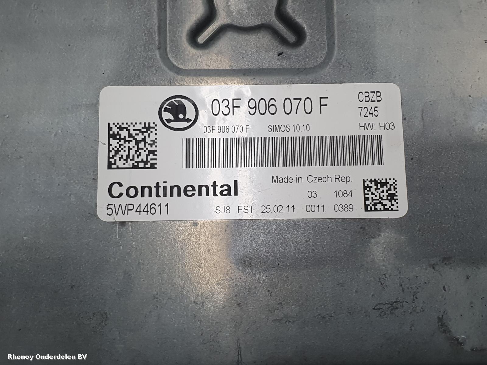 View Auto part COMPUTER ECU SKODA OCTAVIA 2011