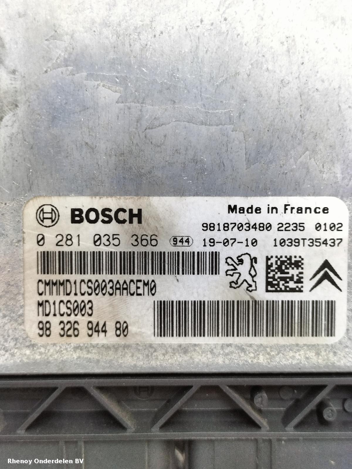 View Auto part COMPUTER ECU CITROEN C5 AIRCROSS 2019