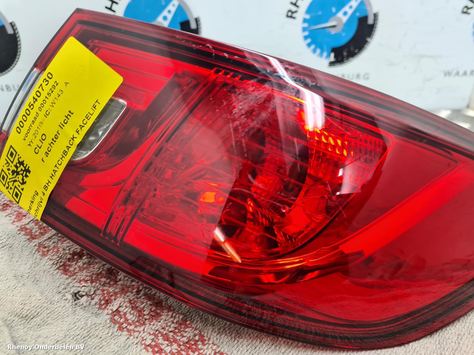 View Auto part ACHTERLICHT R RENAULT CLIO 2019