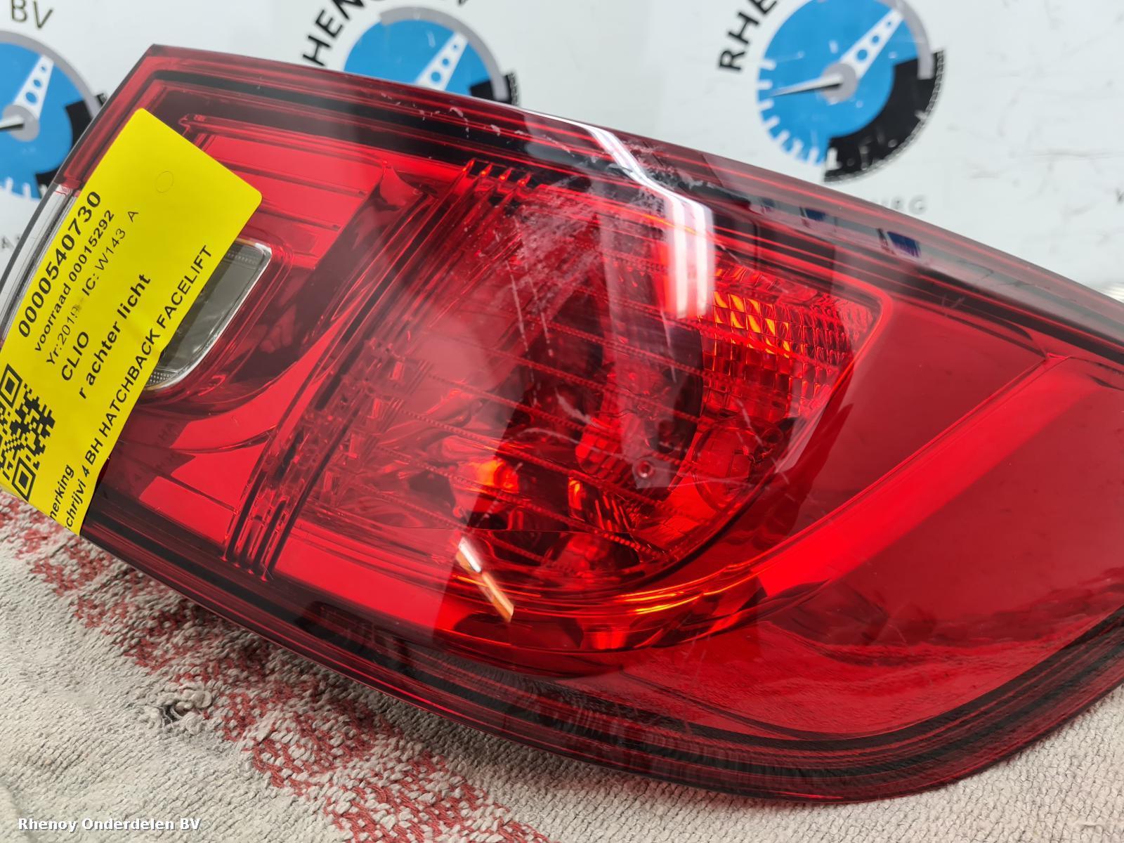 View Auto part ACHTERLICHT R RENAULT CLIO 2019