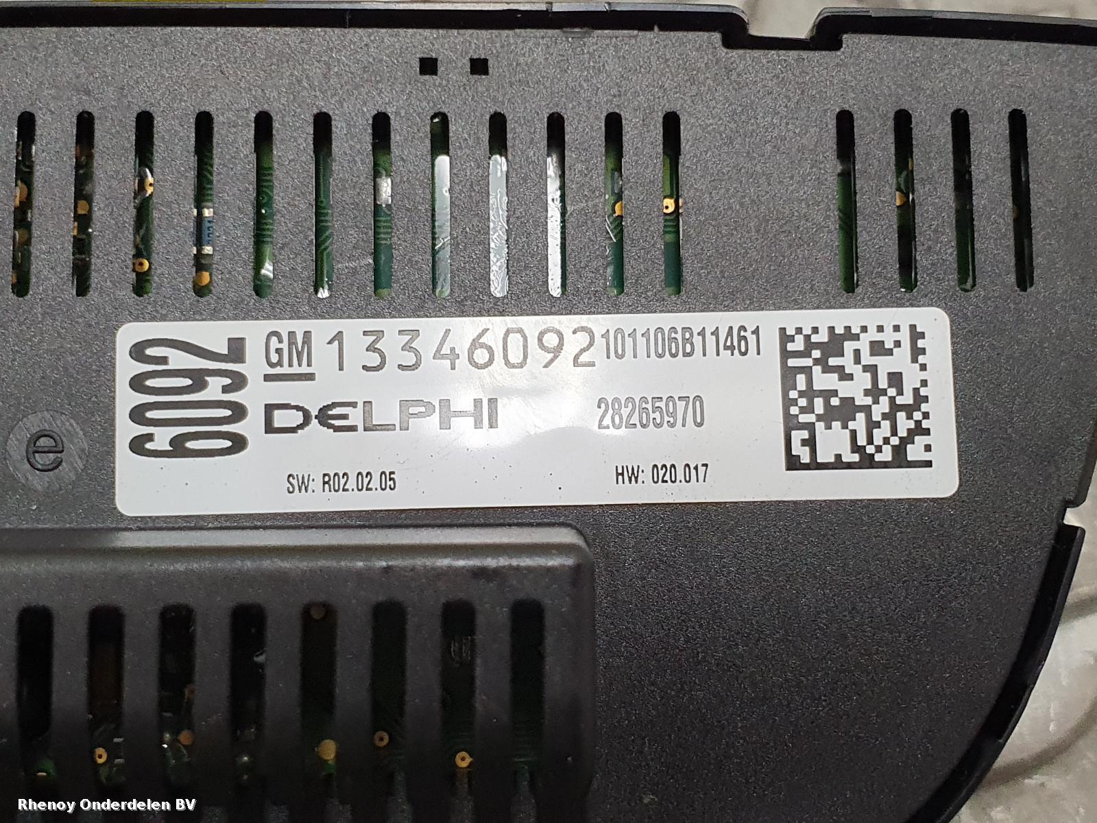 View Auto part KACHEL BEDIENINGSPANEEL OPEL / VAUXHALL MERIVA 2011