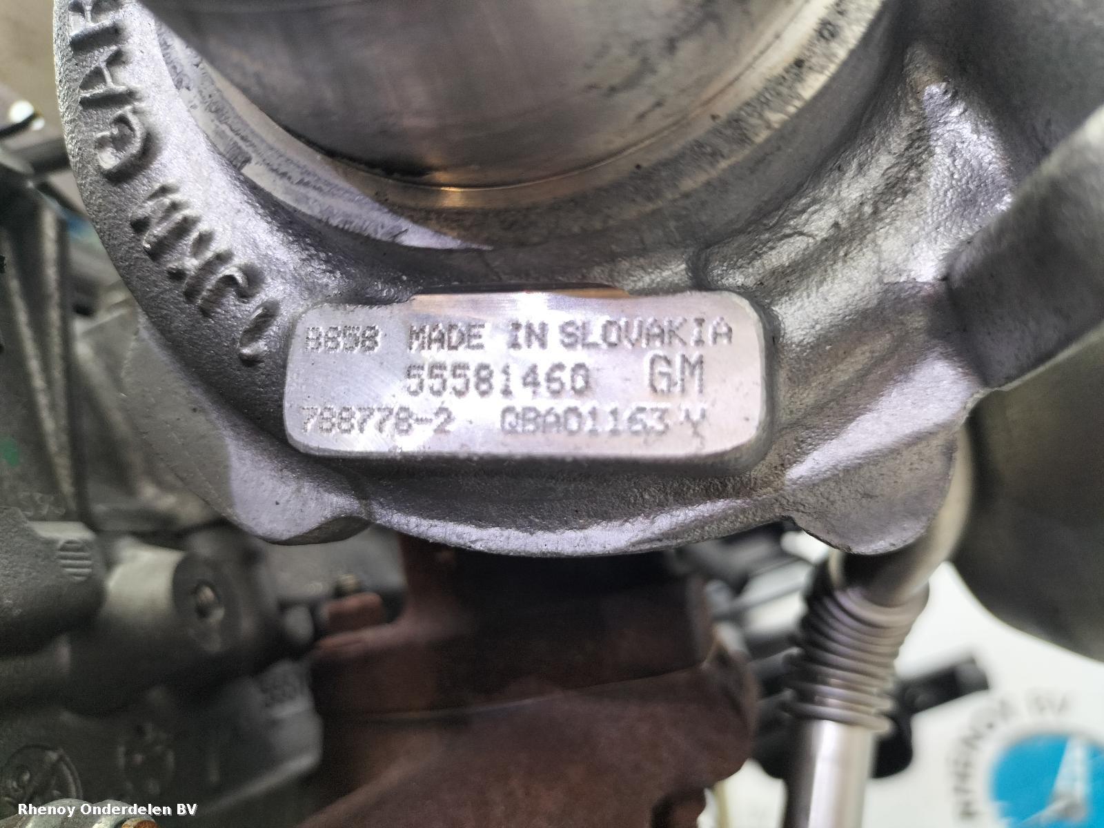 2013 OPEL / VAUXHALL INSIGNIA TURBO View Auto part TURBO OPEL / VAUXHALL INSIGNIA 2013