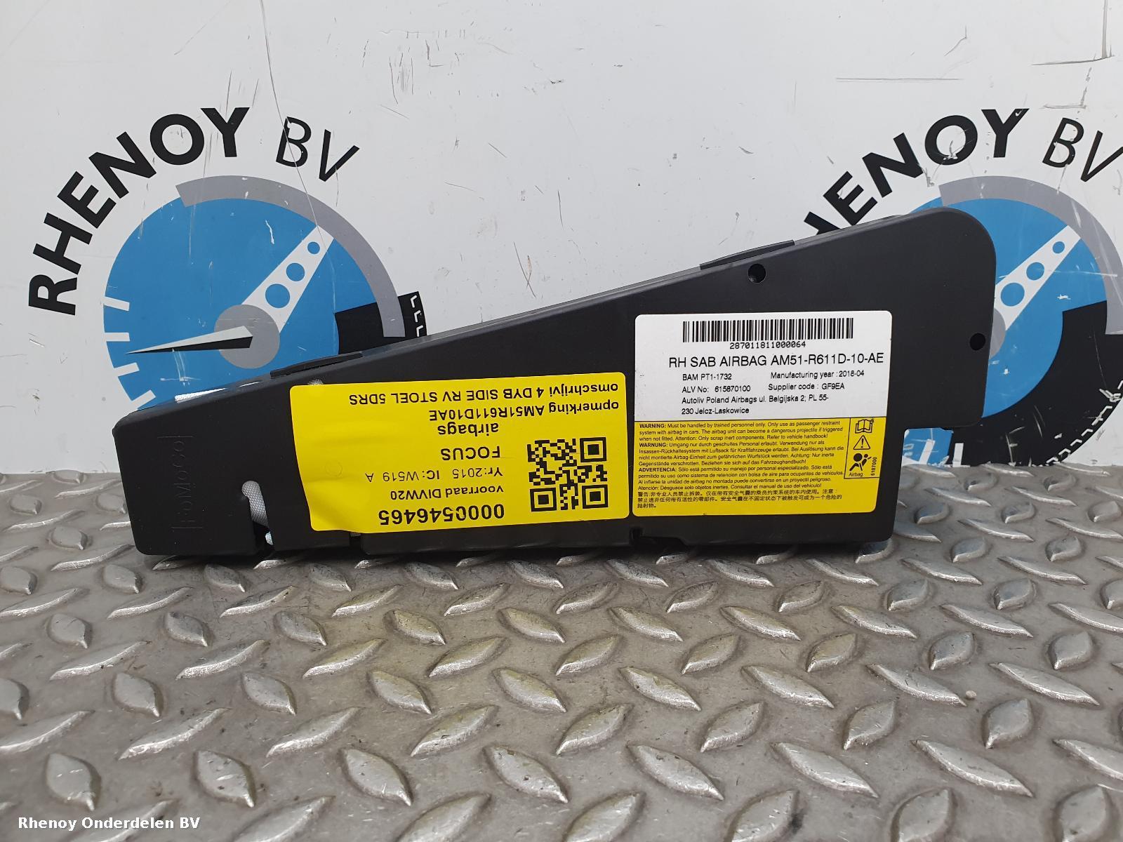 Bekijk Auto-onderdeel AIRBAG RECHTS FORD FOCUS 2015