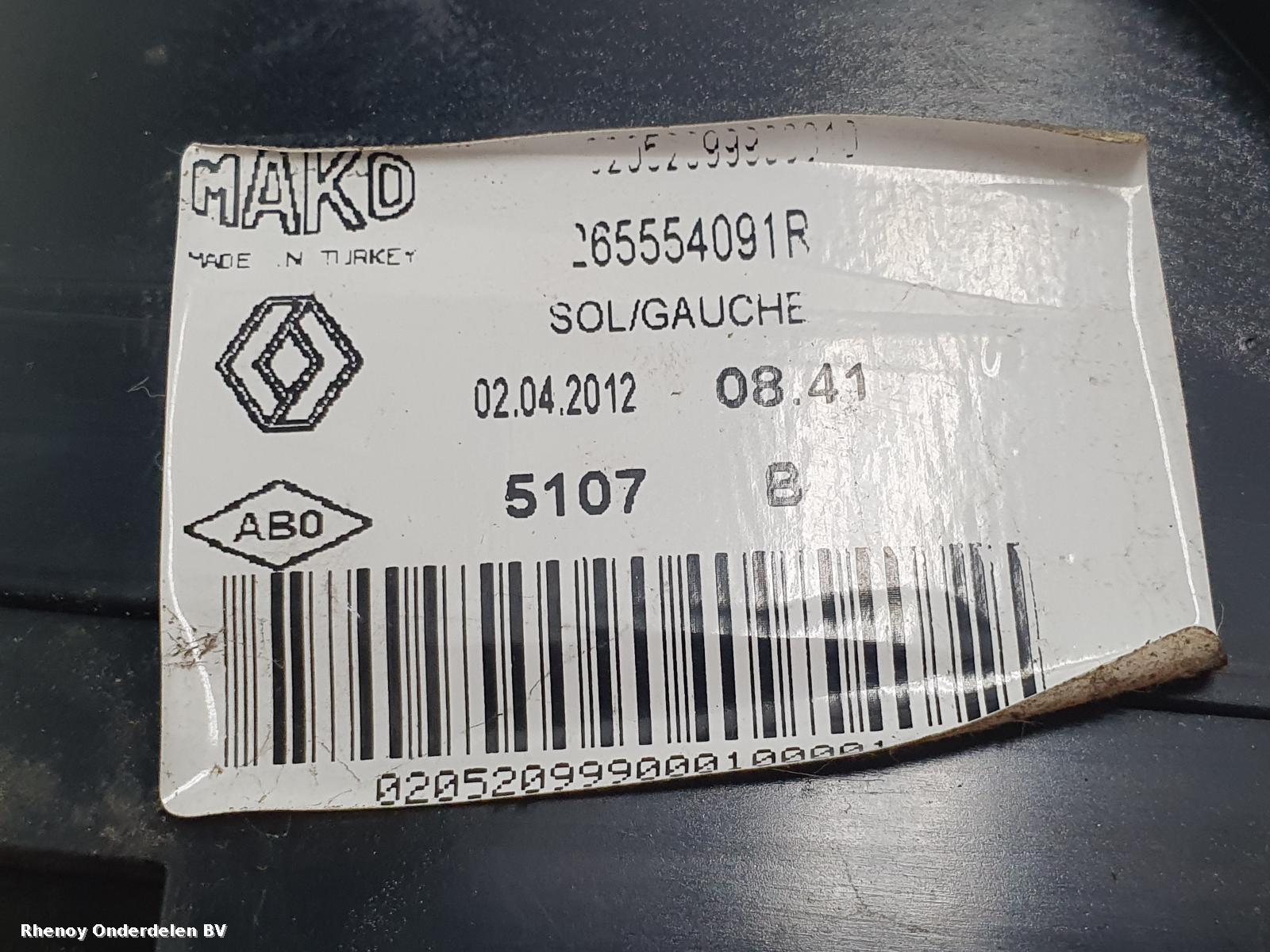 View Auto part ACHTERLICHT L RENAULT CLIO 2013