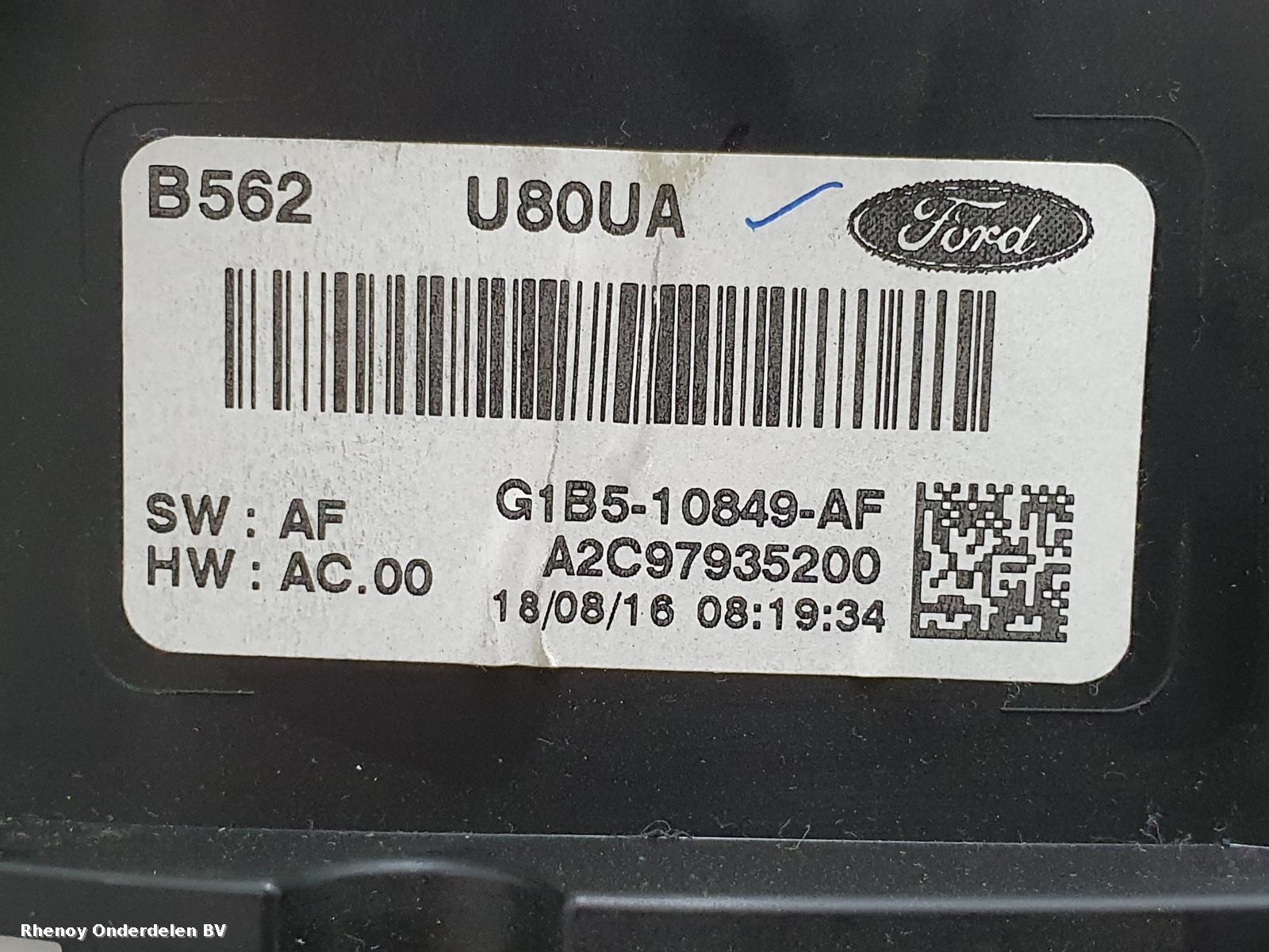 View Auto part OVERIGE FORD KA+ 2016