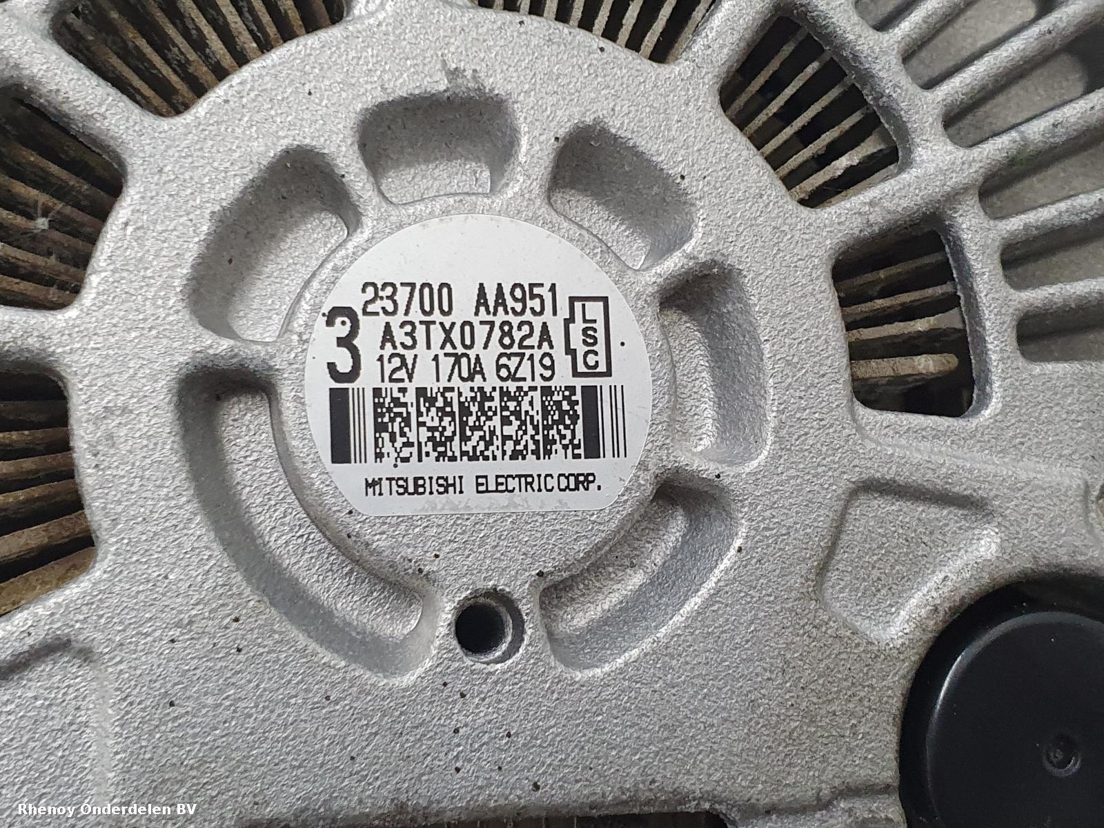 View Auto part DYNAMO SUBARU FORESTER 2011