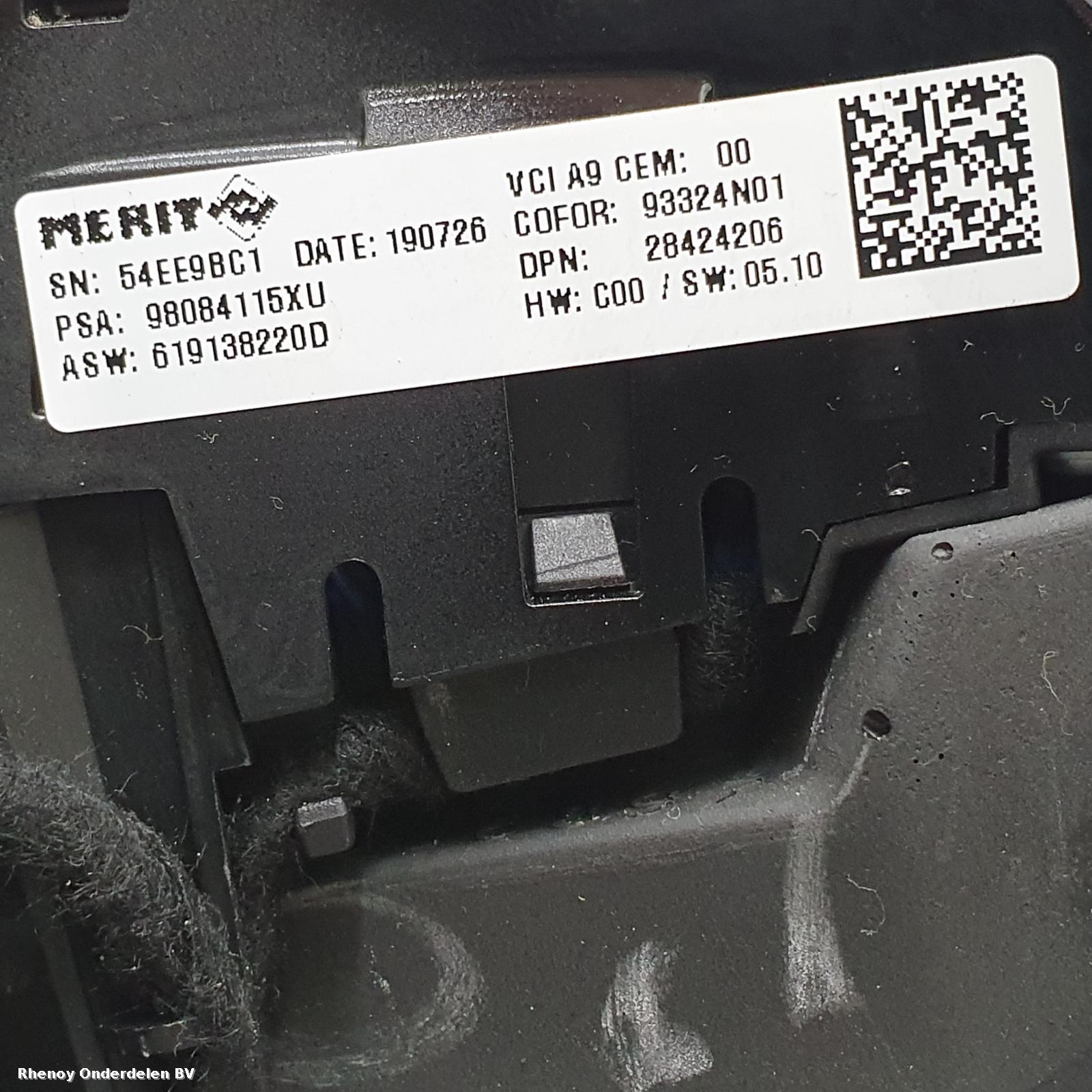 View Auto part STUURWIEL PEUGEOT 308 2019