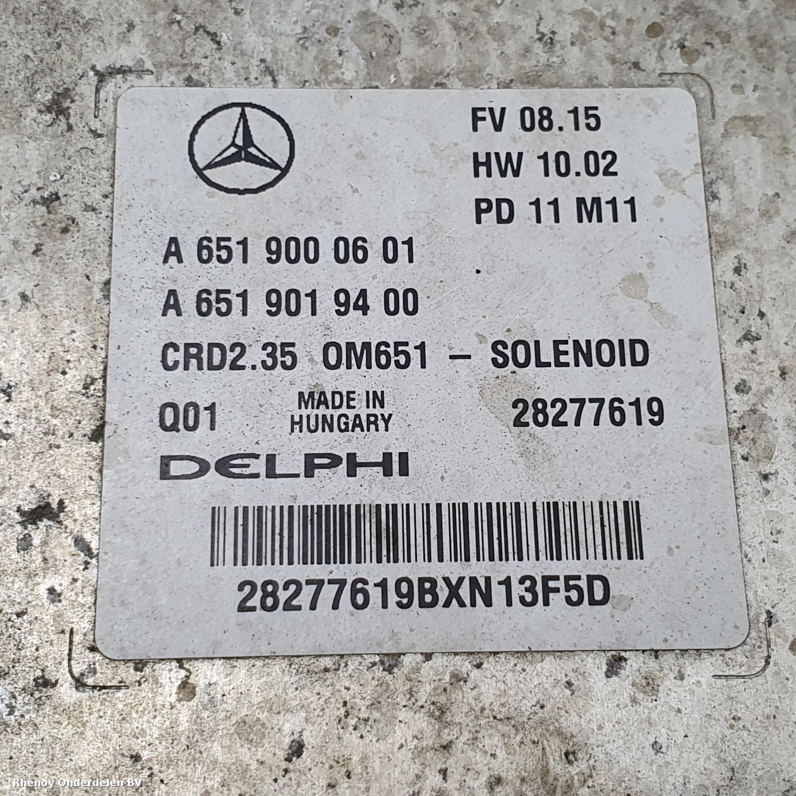 View Auto part OVERIGE MERCEDES SPRINTER 2011