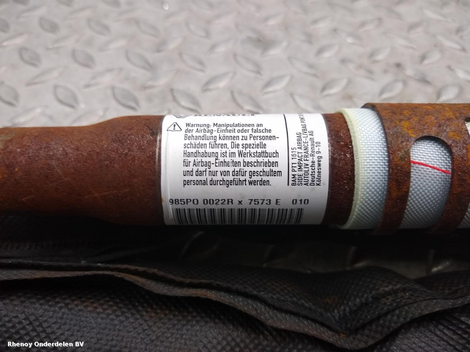 View Auto part AIRBAG RECHTS RENAULT MEGANE 2010