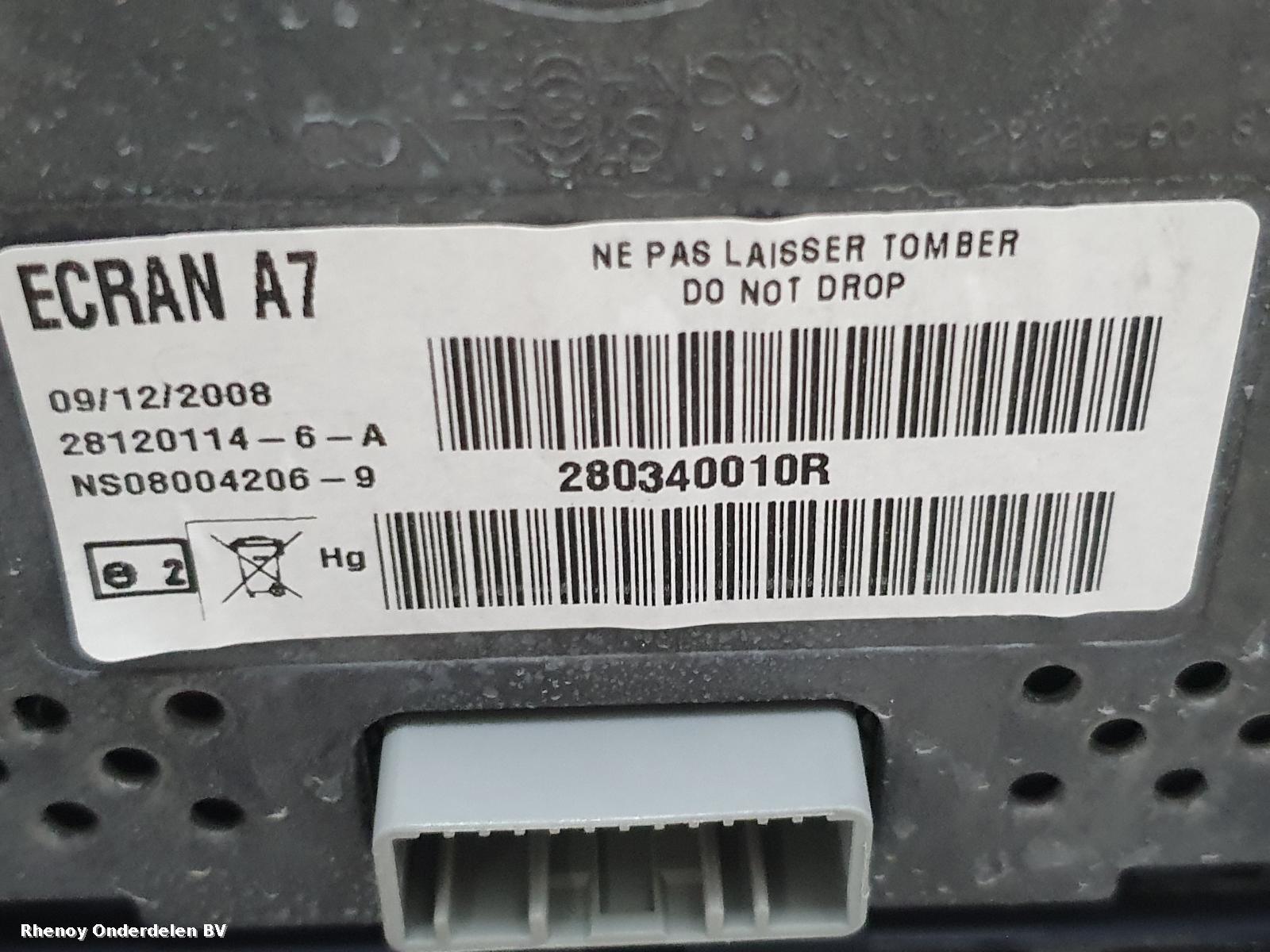 View Auto part NAVIGATIE RENAULT MEGANE 2010