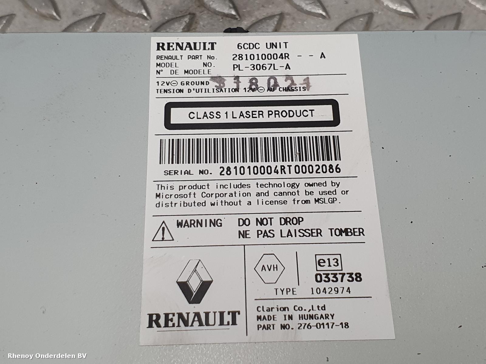 View Auto part NAVIGATIE RENAULT MEGANE 2010