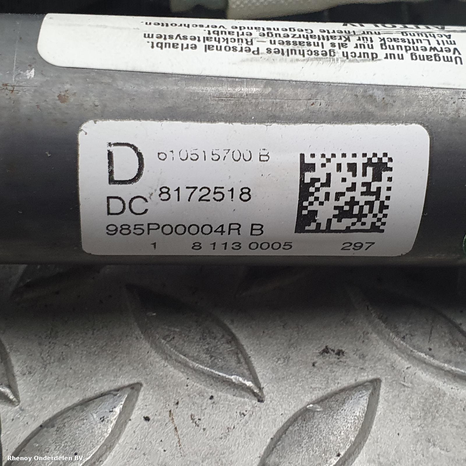 View Auto part AIRBAG RECHTS RENAULT LAGUNA 2008