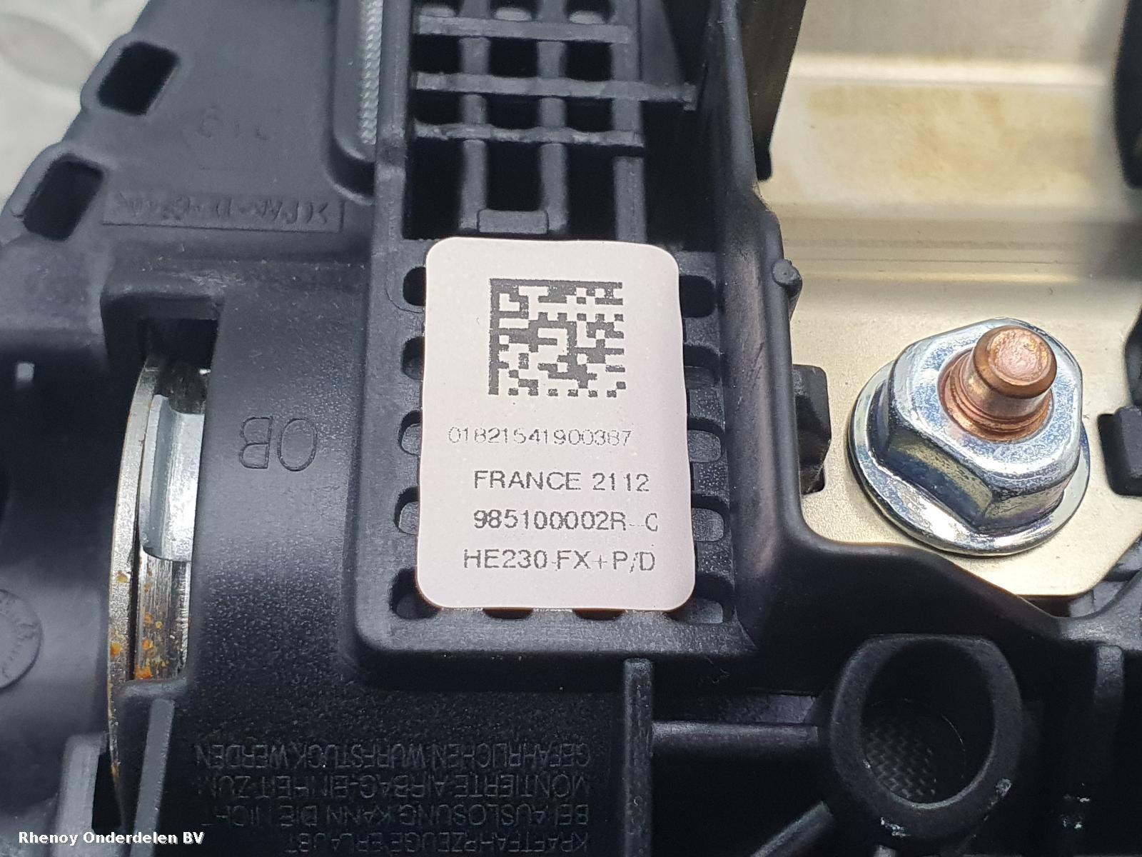 2008 RENAULT LAGUNA AIRBAG SET View Auto part AIRBAG SET RENAULT LAGUNA 2008